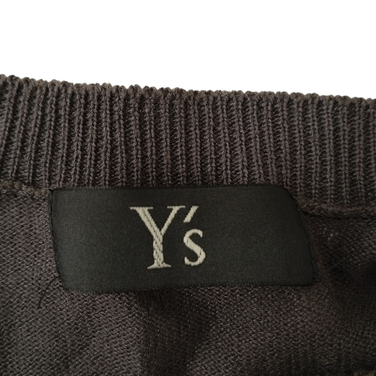 Y’s 袖切り替えニット0128 古着・中古-3枚目のアイテム画像