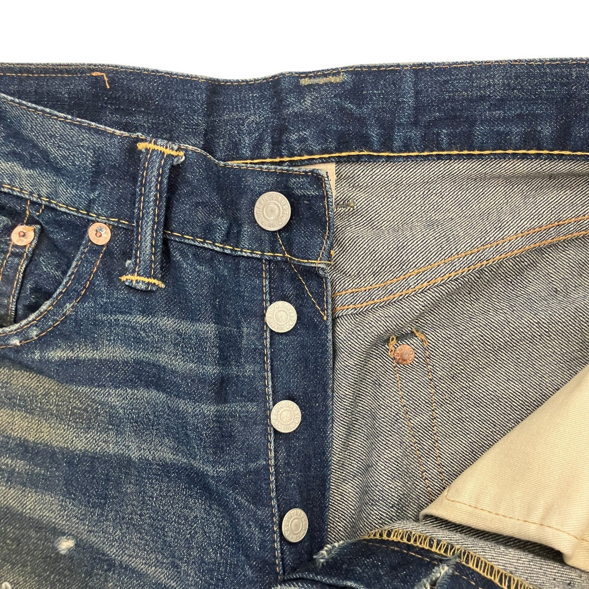 RRL USA製 JAPAN WOVEN セルビッチデニムパンツ 古着・中古-3枚目のアイテム画像