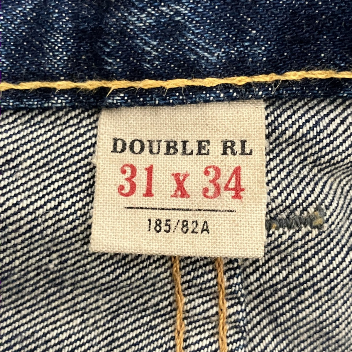 RRL USA製 JAPAN WOVEN セルビッチデニムパンツ 古着・中古-4枚目のアイテム画像