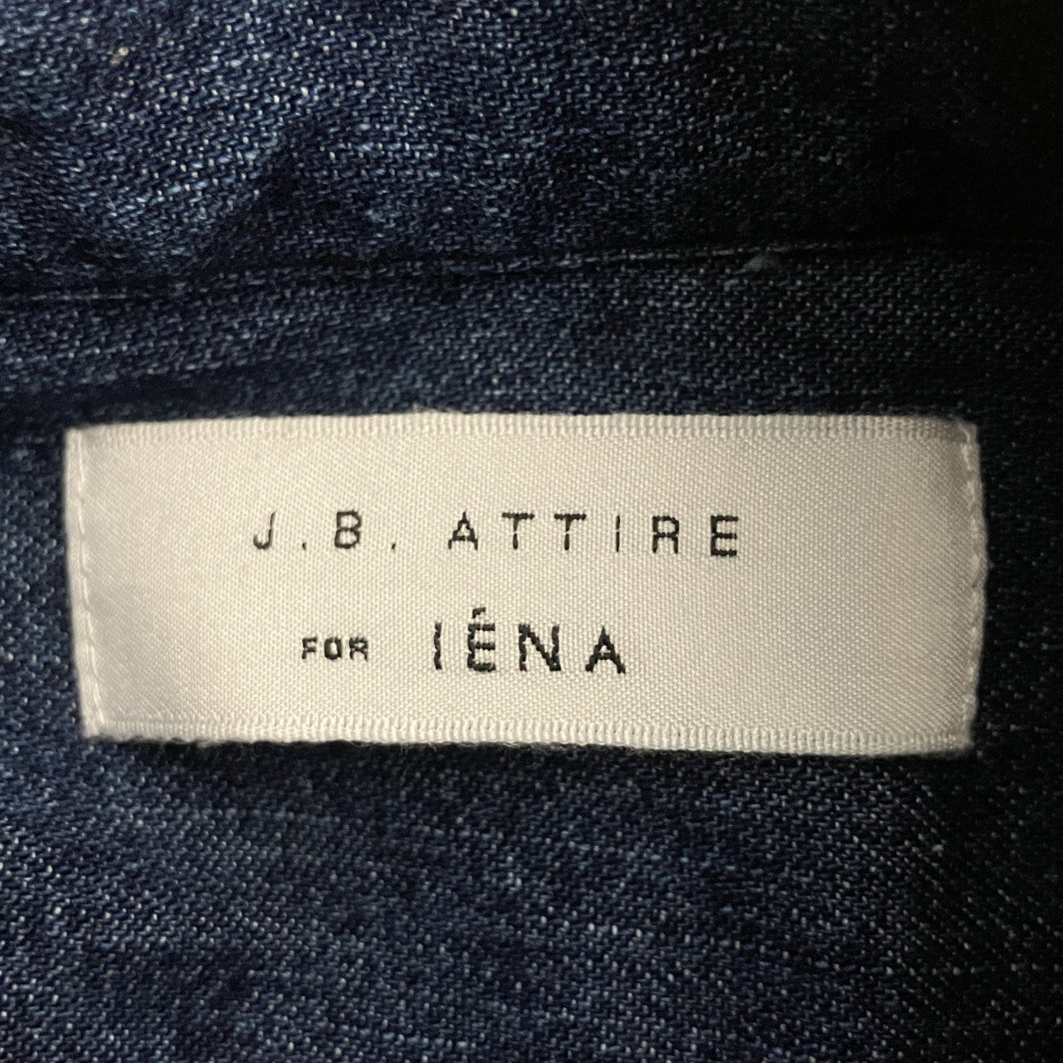 J．B．ATTIRE×IENA デニムシャツJBG2401-IE 古着・中古-3枚目のアイテム画像