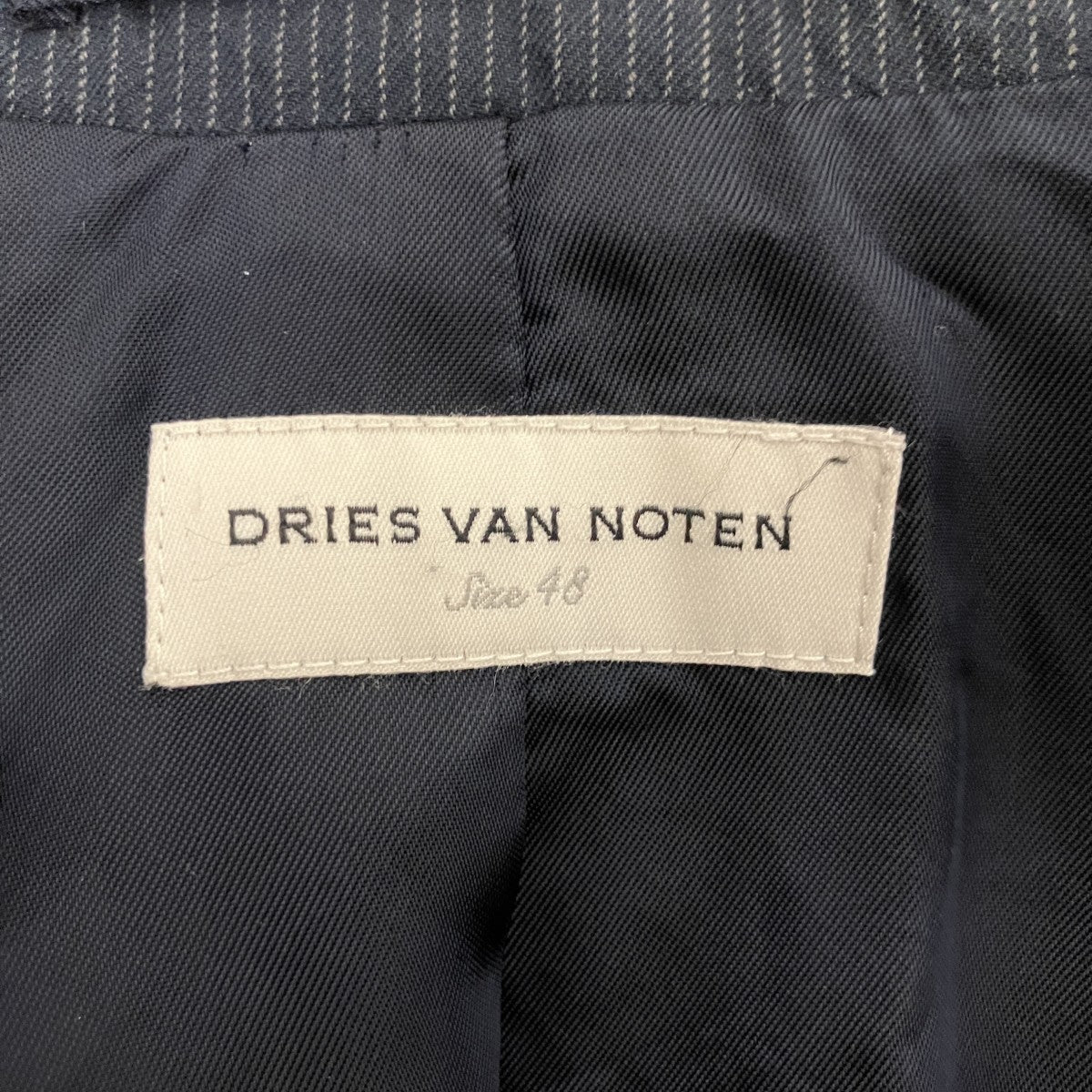 DRIES VAN NOTEN ストライプジャケット 古着・中古-3枚目のアイテム画像