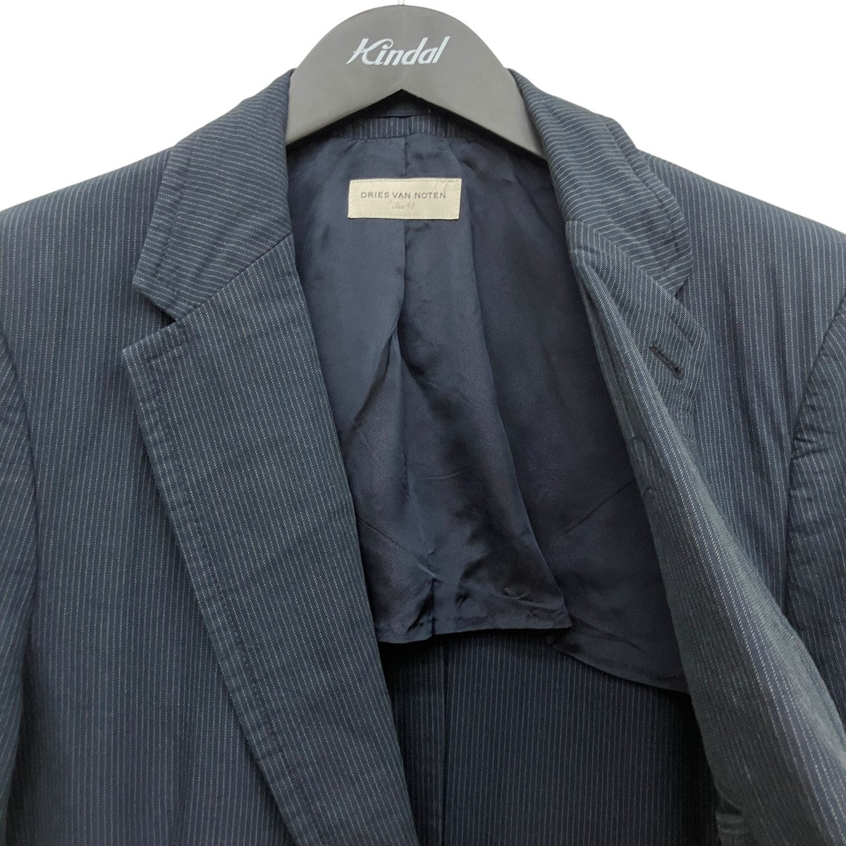 DRIES VAN NOTEN ストライプジャケット 古着・中古-7枚目のアイテム画像