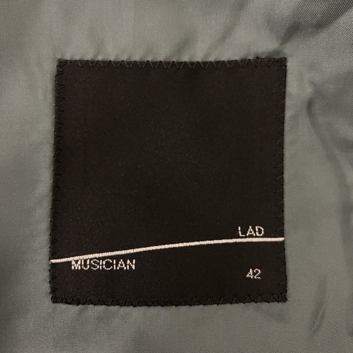 LAD MUSICIAN WOOL GABARDINE BIG SHAPE JACKETテーラードジャケット2122-307 古着・中古-3枚目のアイテム画像