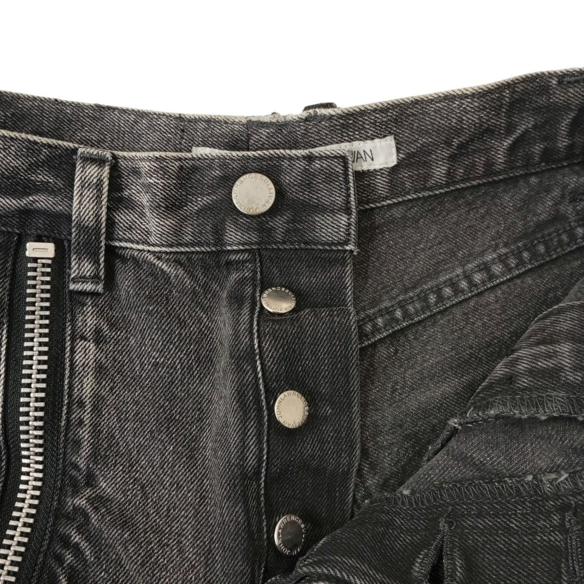 JOHN LAWRENCE SULLIVAN Washed Denim Zipped Pantsデニムパンツ2C023-0320-50 古着・中古-3枚目のアイテム画像
