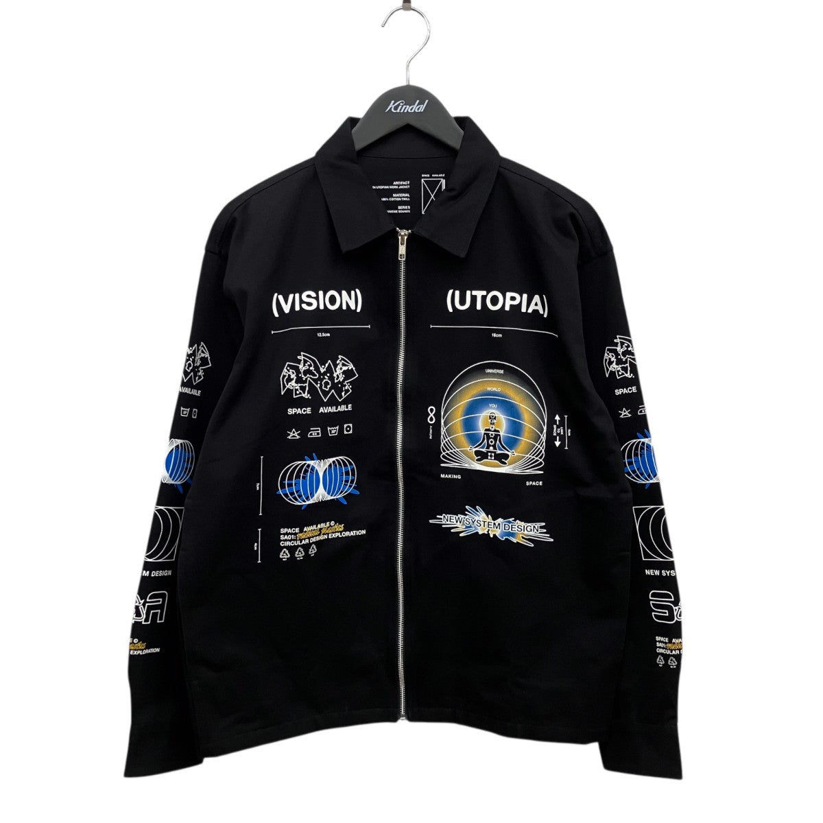 Space Available Studio Utopia Work jacketワークジャケット 古着・中古-1枚目のアイテム画像