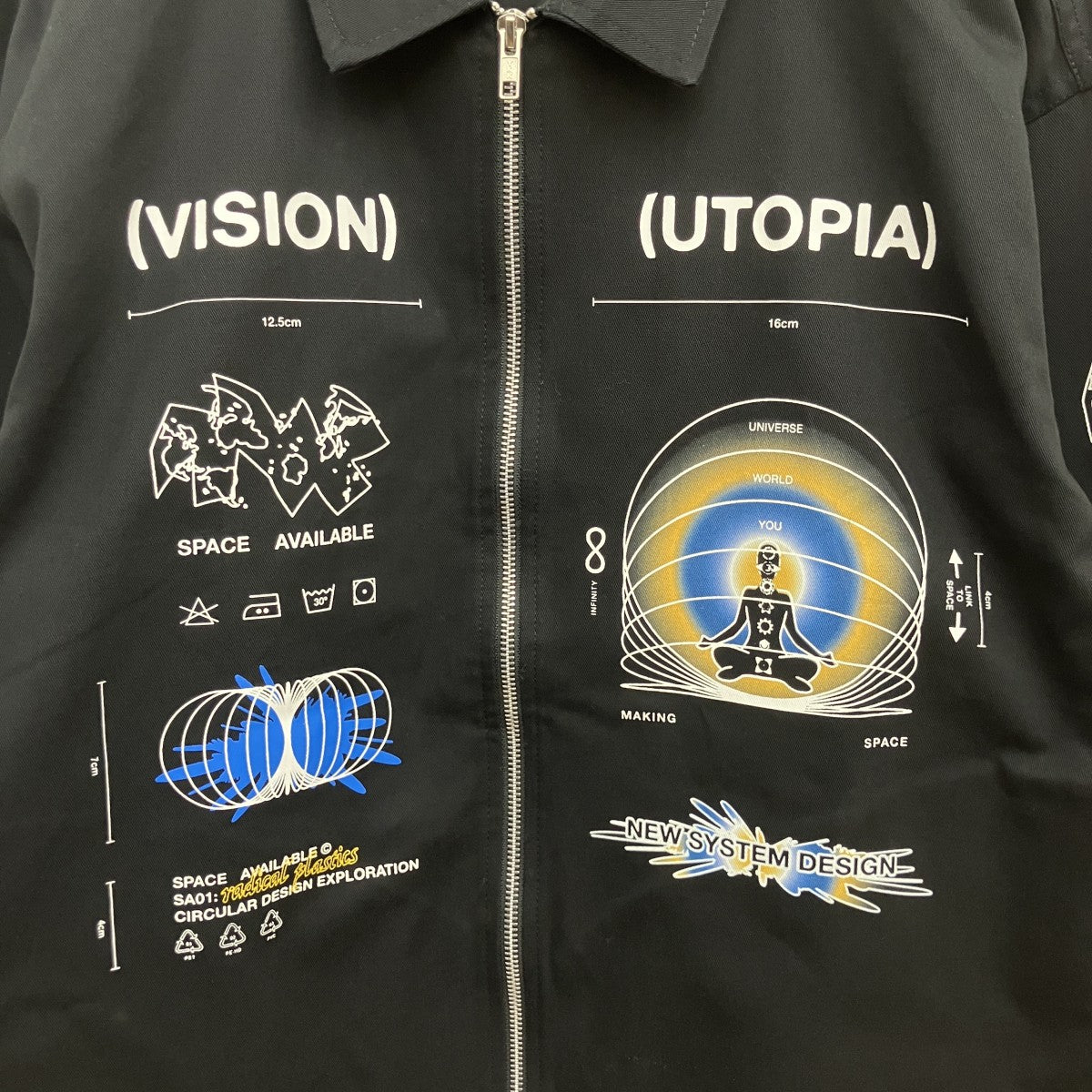 Space Available Studio Utopia Work jacketワークジャケット 古着・中古-5枚目のアイテム画像