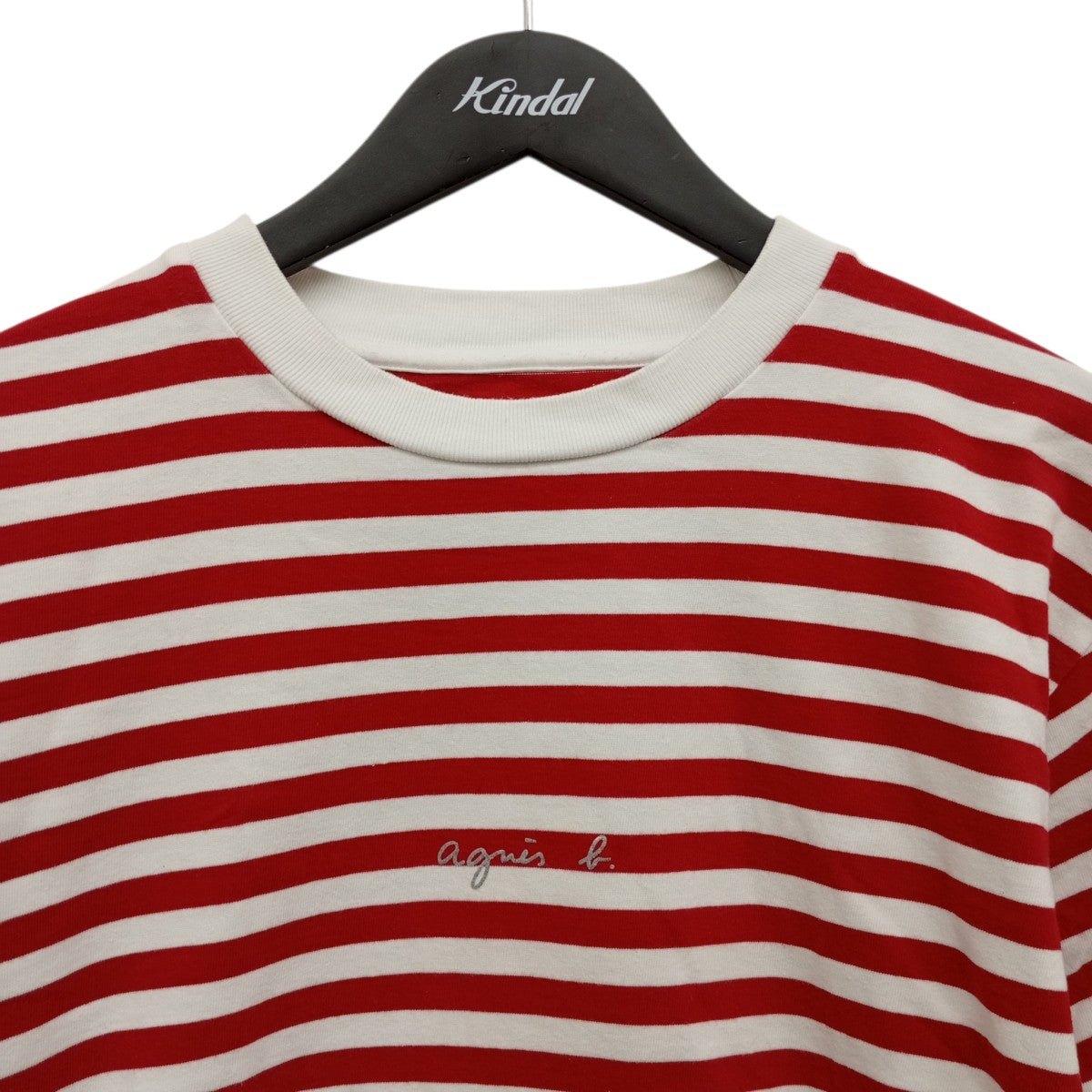 agnes b ロゴボーダーTシャツEBL7SD09 古着・中古-5枚目のアイテム画像