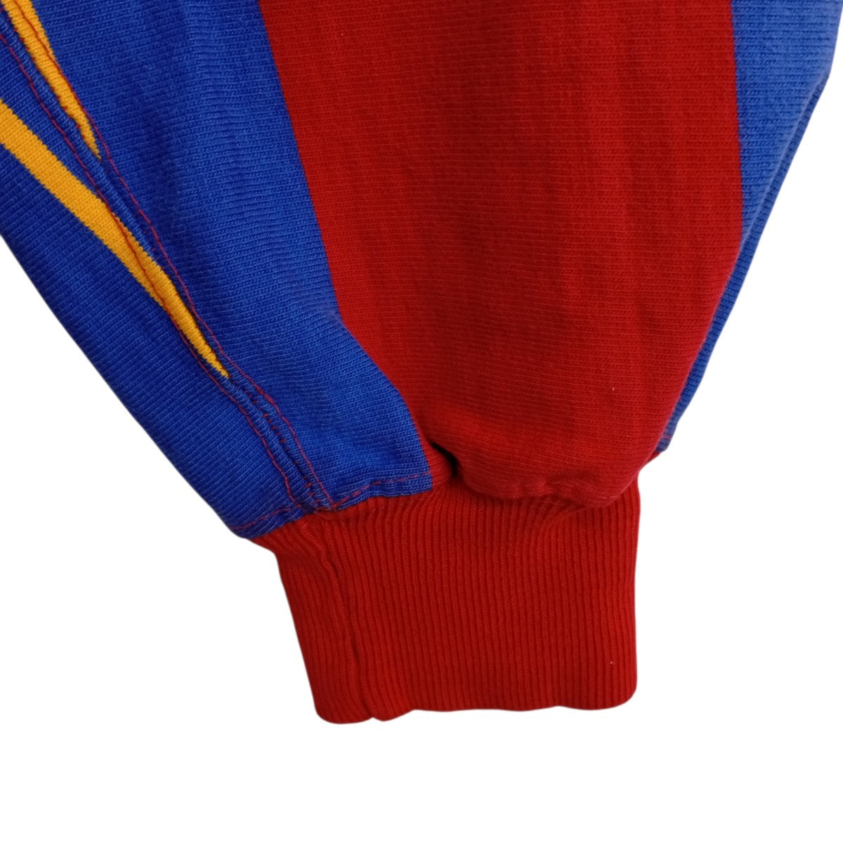 RUGBY SHIRT USA製エルボーパッチストライプポロシャツ
