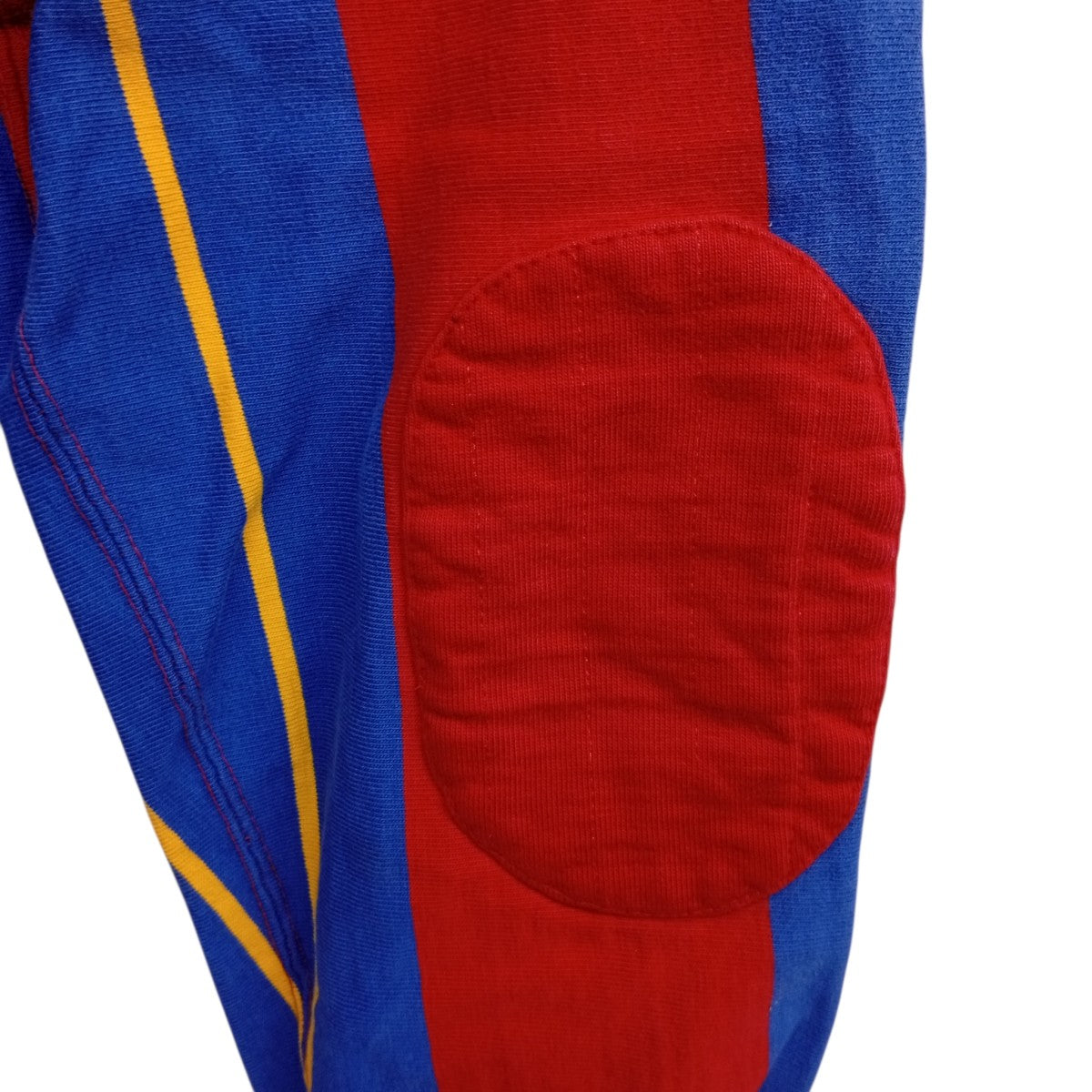 RUGBY SHIRT USA製エルボーパッチストライプポロシャツ