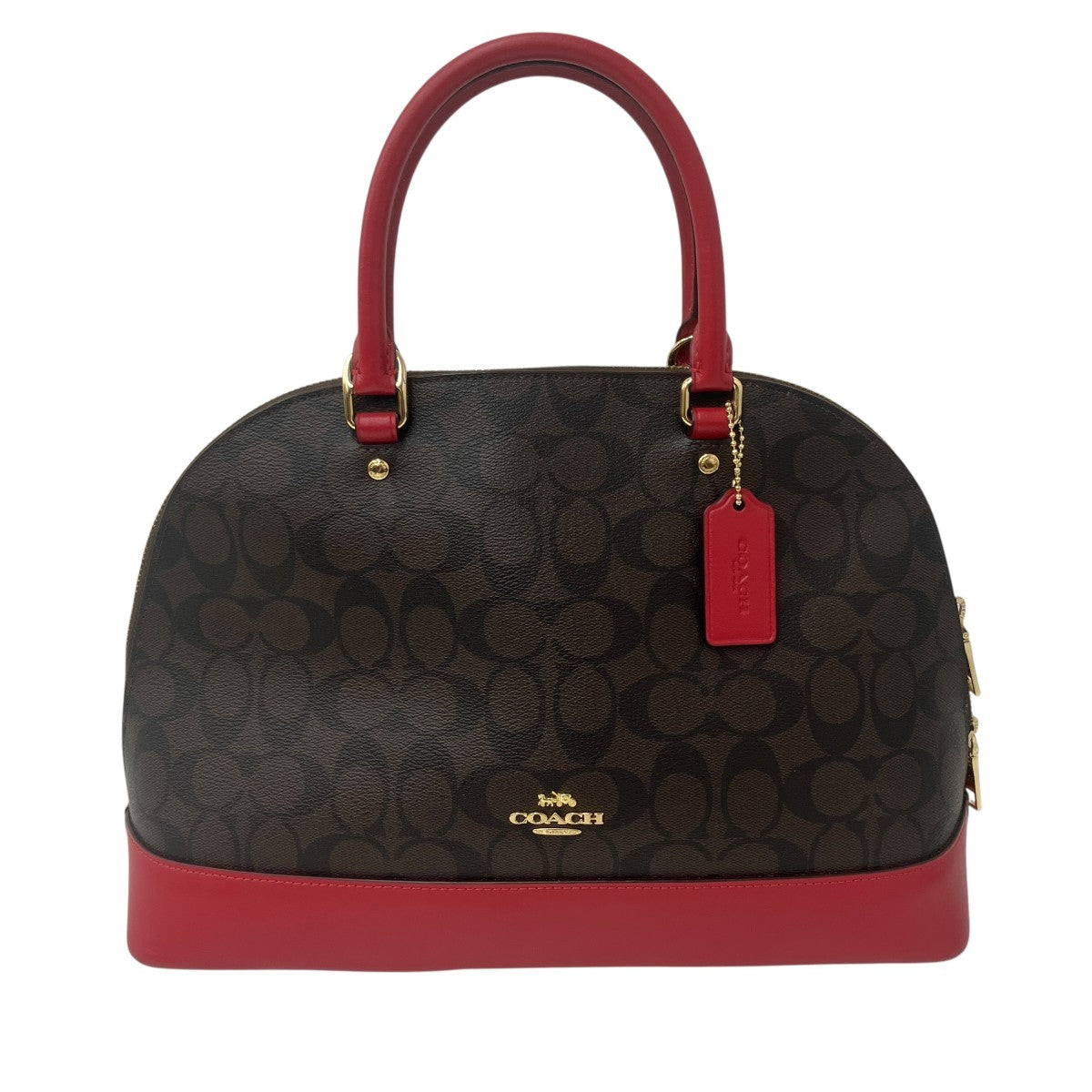 COACH シグネチャー2WAYバッグF27584 古着・中古-1枚目のアイテム画像