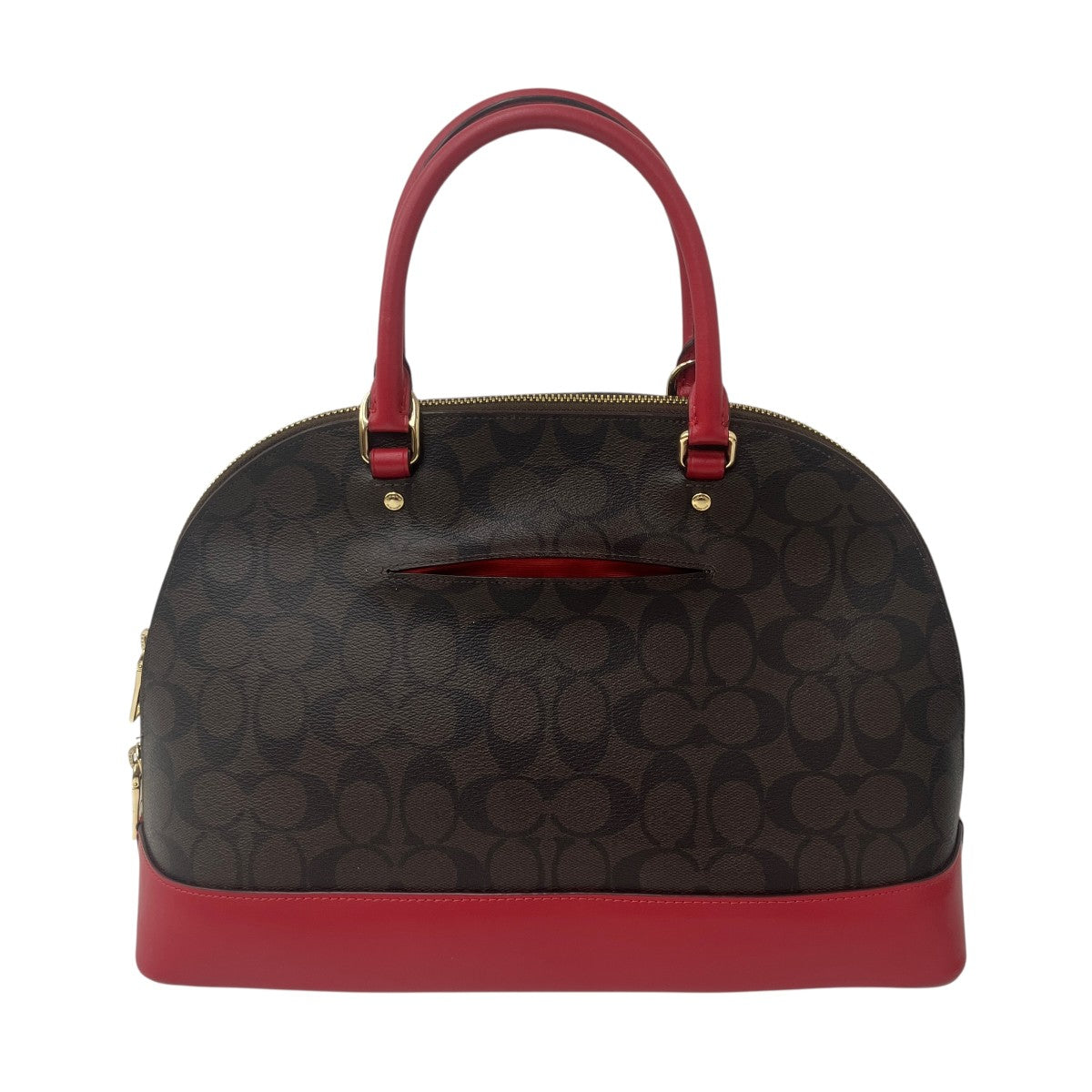 COACH シグネチャー2WAYバッグF27584 古着・中古-2枚目のアイテム画像