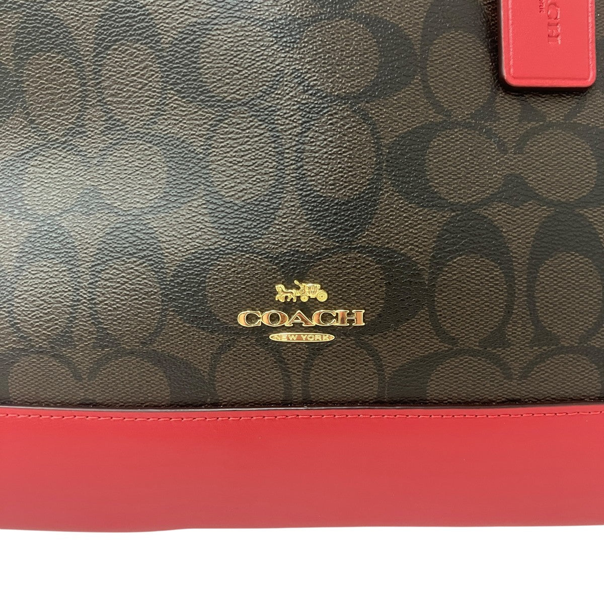COACH シグネチャー2WAYバッグF27584 古着・中古-6枚目のアイテム画像