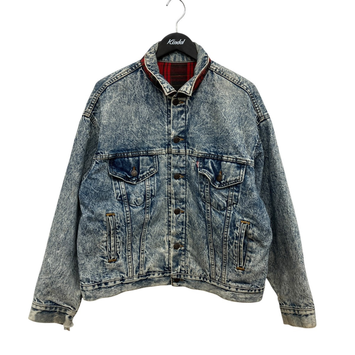LEVI’S Chemical Wash Flannel Lined Denim Jacketデニムジャケット70147-9319 古着・中古-1枚目のアイテム画像