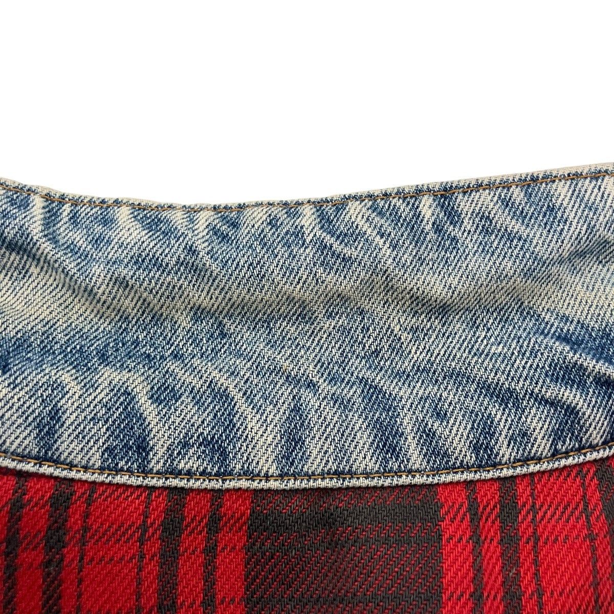 LEVI’S Chemical Wash Flannel Lined Denim Jacketデニムジャケット70147-9319 古着・中古-6枚目のアイテム画像