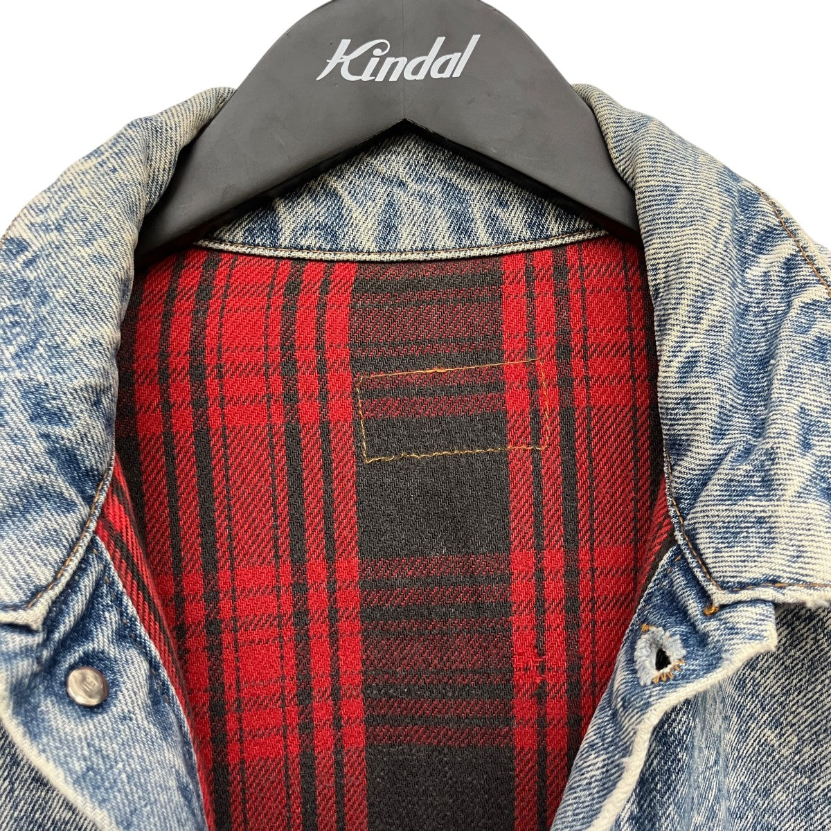 LEVI’S Chemical Wash Flannel Lined Denim Jacketデニムジャケット70147-9319 古着・中古-9枚目のアイテム画像
