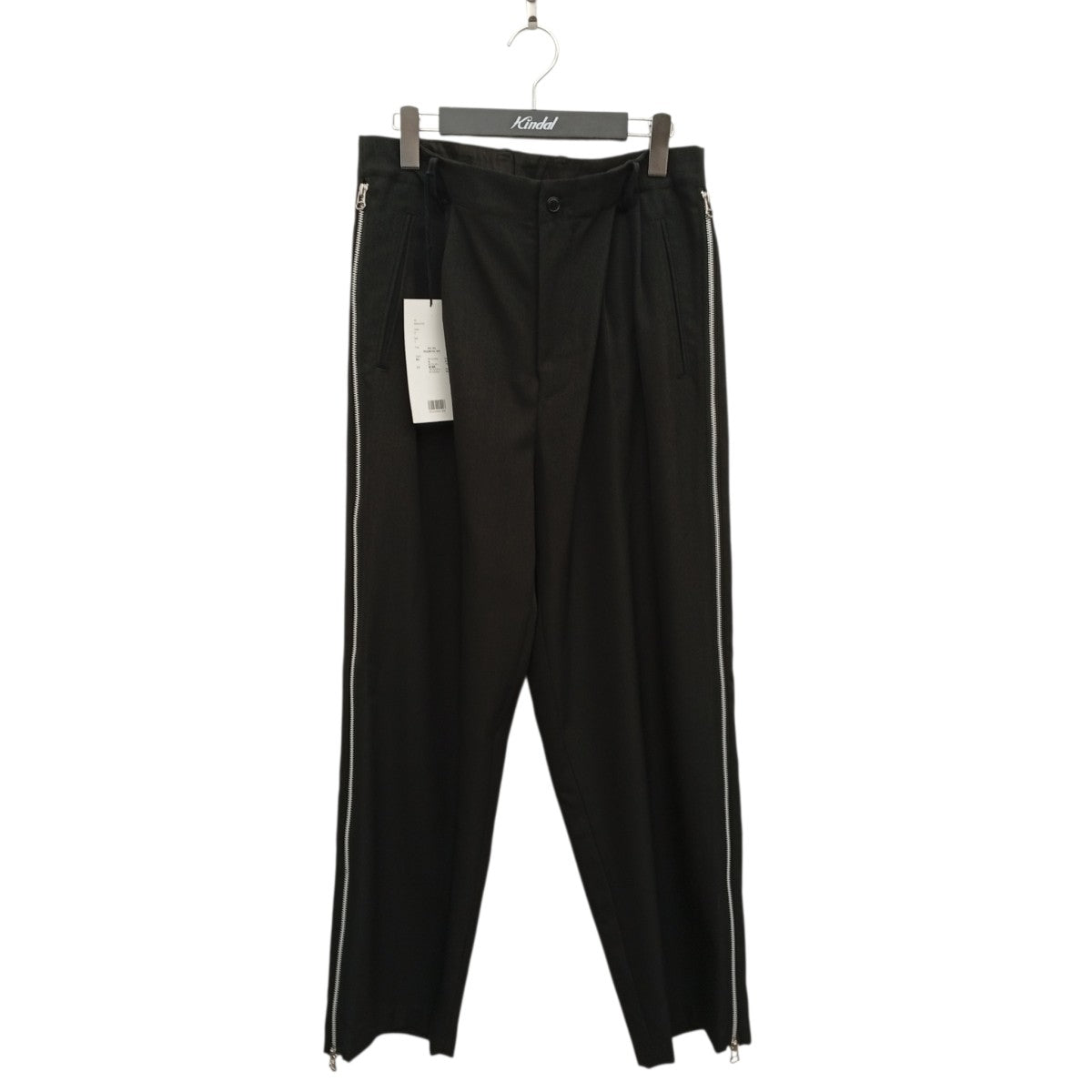 08sircus Dobby cloth side zip pantsスラックスS24AW-PT07 古着・中古-1枚目のアイテム画像