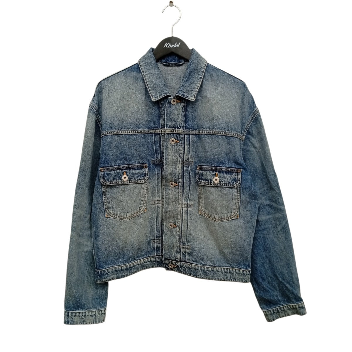 KENZO STONE BLEACH TRUCKER JACKETデニムジャケットFD65DV3036B7 古着・中古-1枚目のアイテム画像