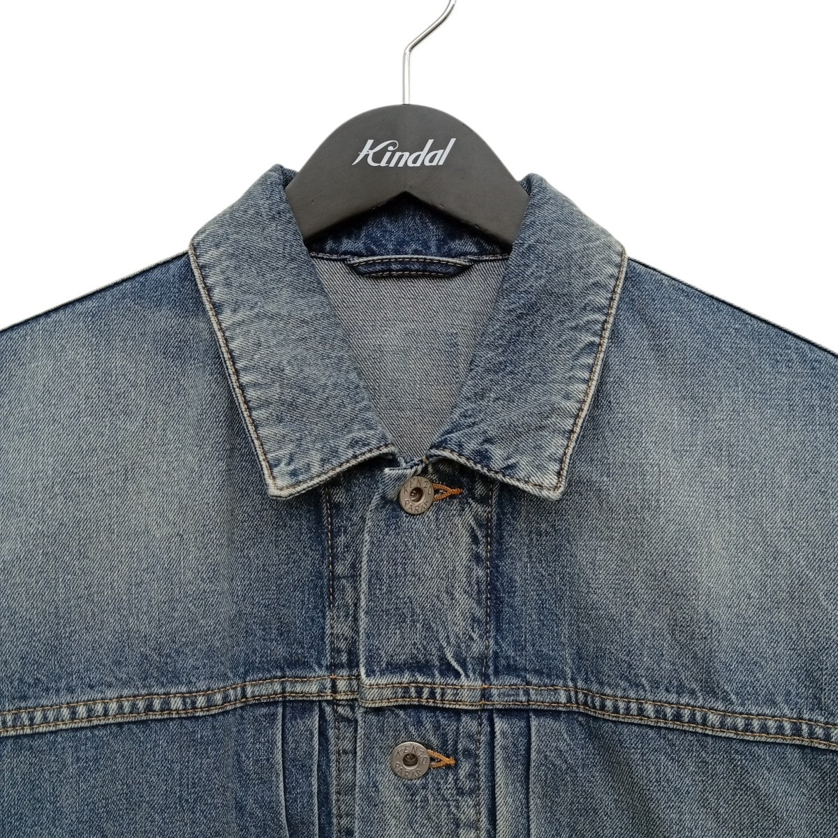 KENZO STONE BLEACH TRUCKER JACKETデニムジャケットFD65DV3036B7 古着・中古-5枚目のアイテム画像