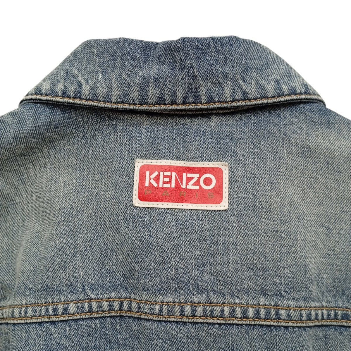 KENZO STONE BLEACH TRUCKER JACKETデニムジャケットFD65DV3036B7 古着・中古-7枚目のアイテム画像