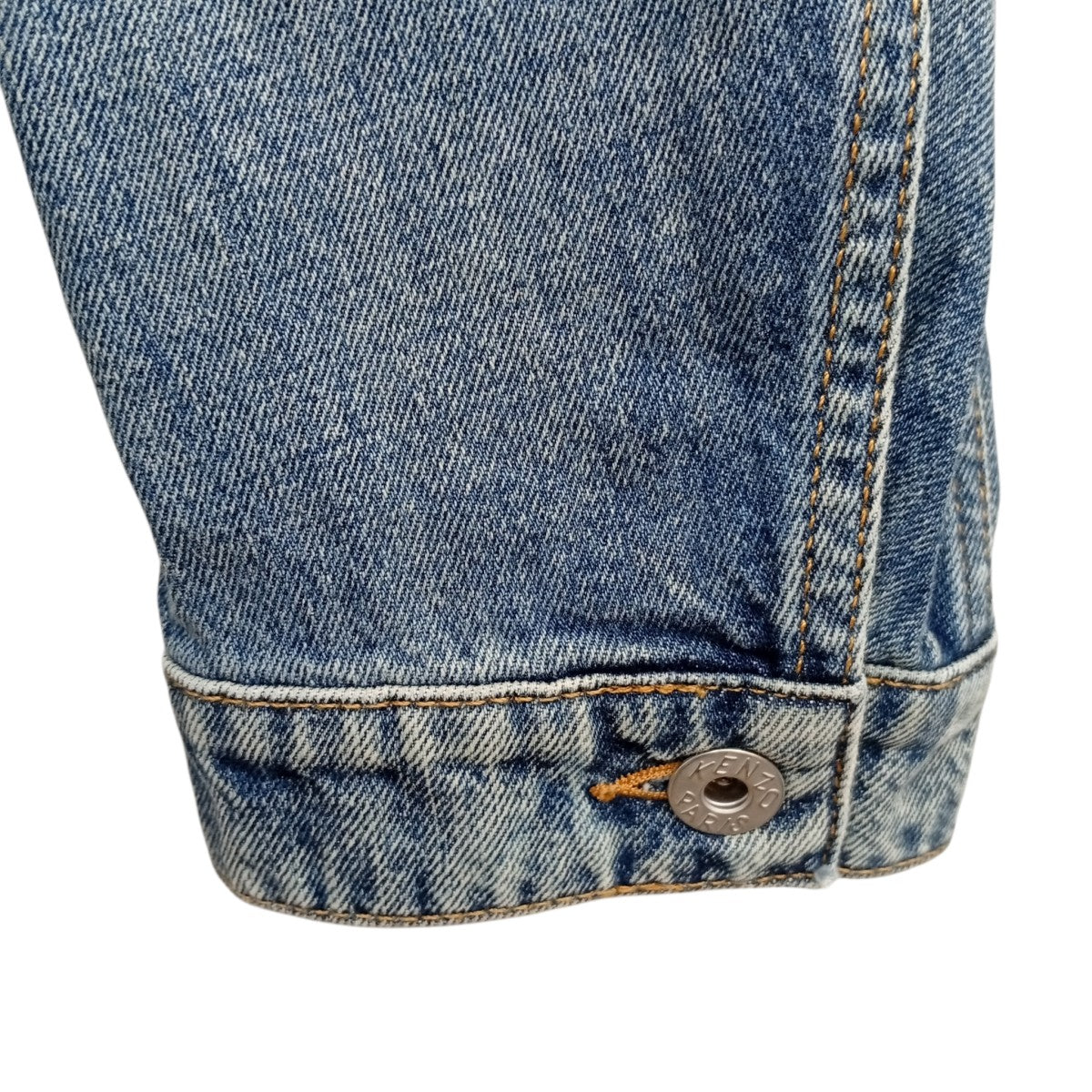 KENZO STONE BLEACH TRUCKER JACKETデニムジャケットFD65DV3036B7 古着・中古-8枚目のアイテム画像