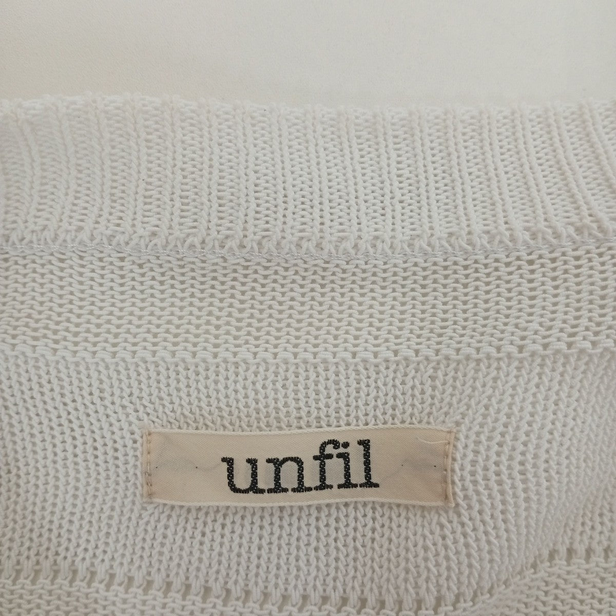 unfil organic cotton coiled-yarn sweaterセーターWHSP-UU008 古着・中古-3枚目のアイテム画像