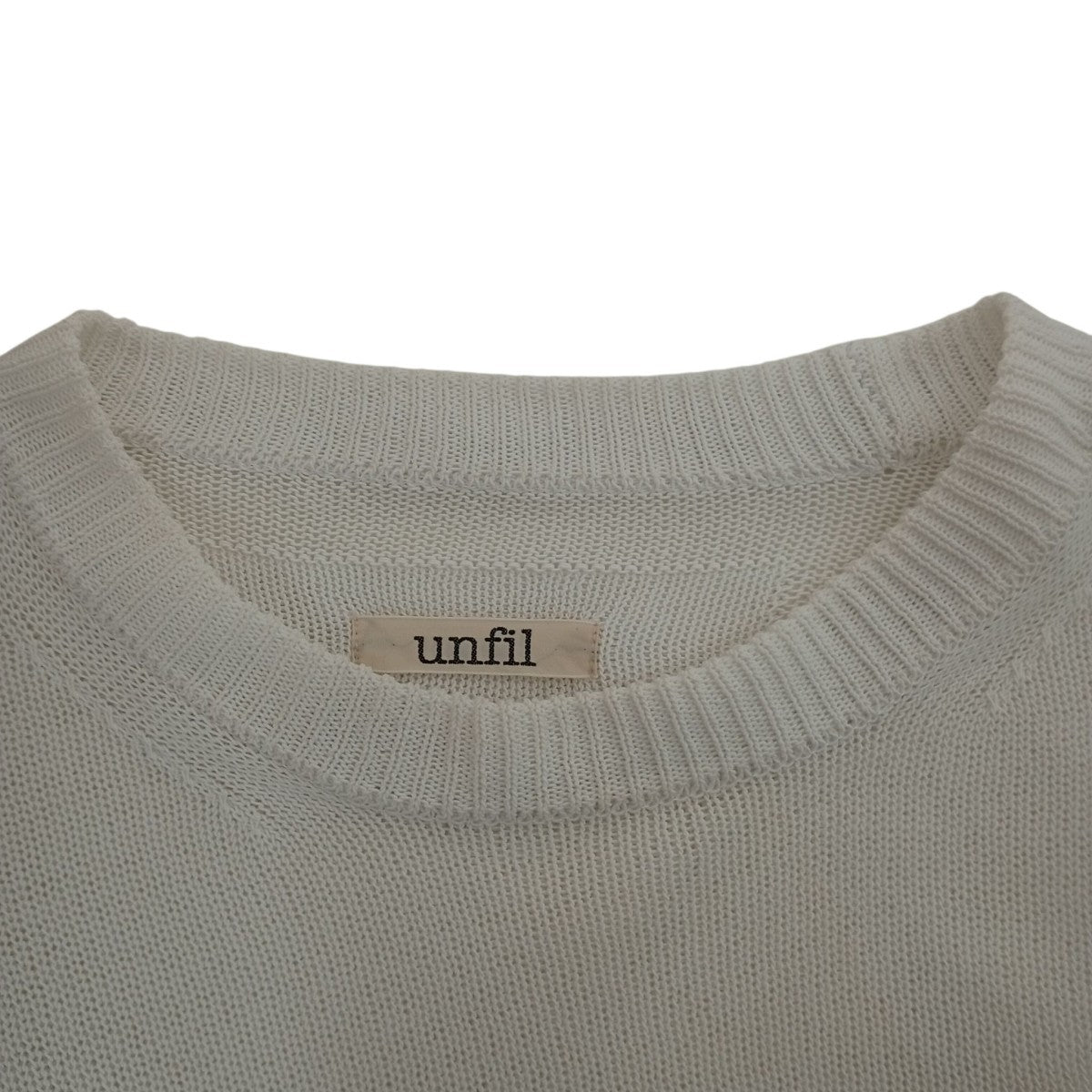 unfil organic cotton coiled-yarn sweaterセーターWHSP-UU008 古着・中古-5枚目のアイテム画像