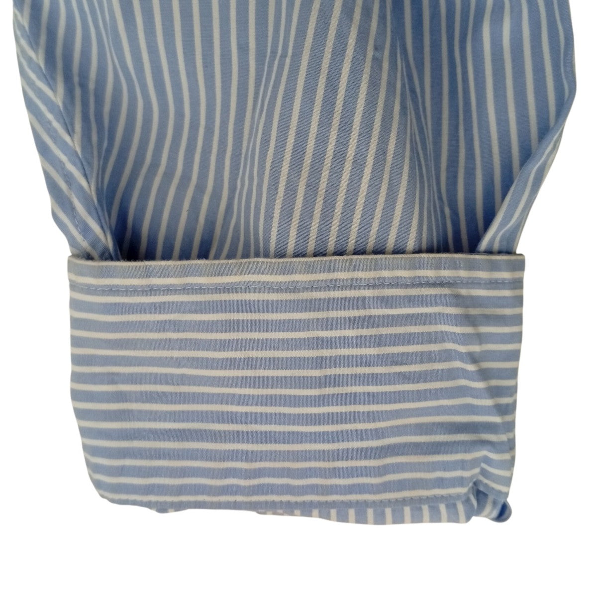 THE SHINZONE Bshop別注 STRIPE DADDY SHIRTストライプロングスリーブシャツ22AMSBL07 古着・中古-6枚目のアイテム画像