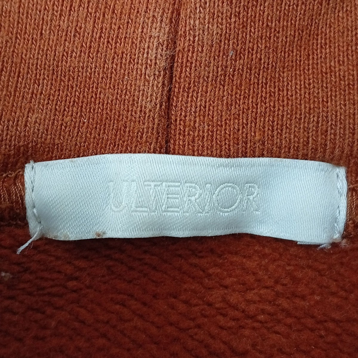 ULTERIOR SILKY BRUSHED TERRY HOODIEパーカーULCS02-19C11U 古着・中古-3枚目のアイテム画像