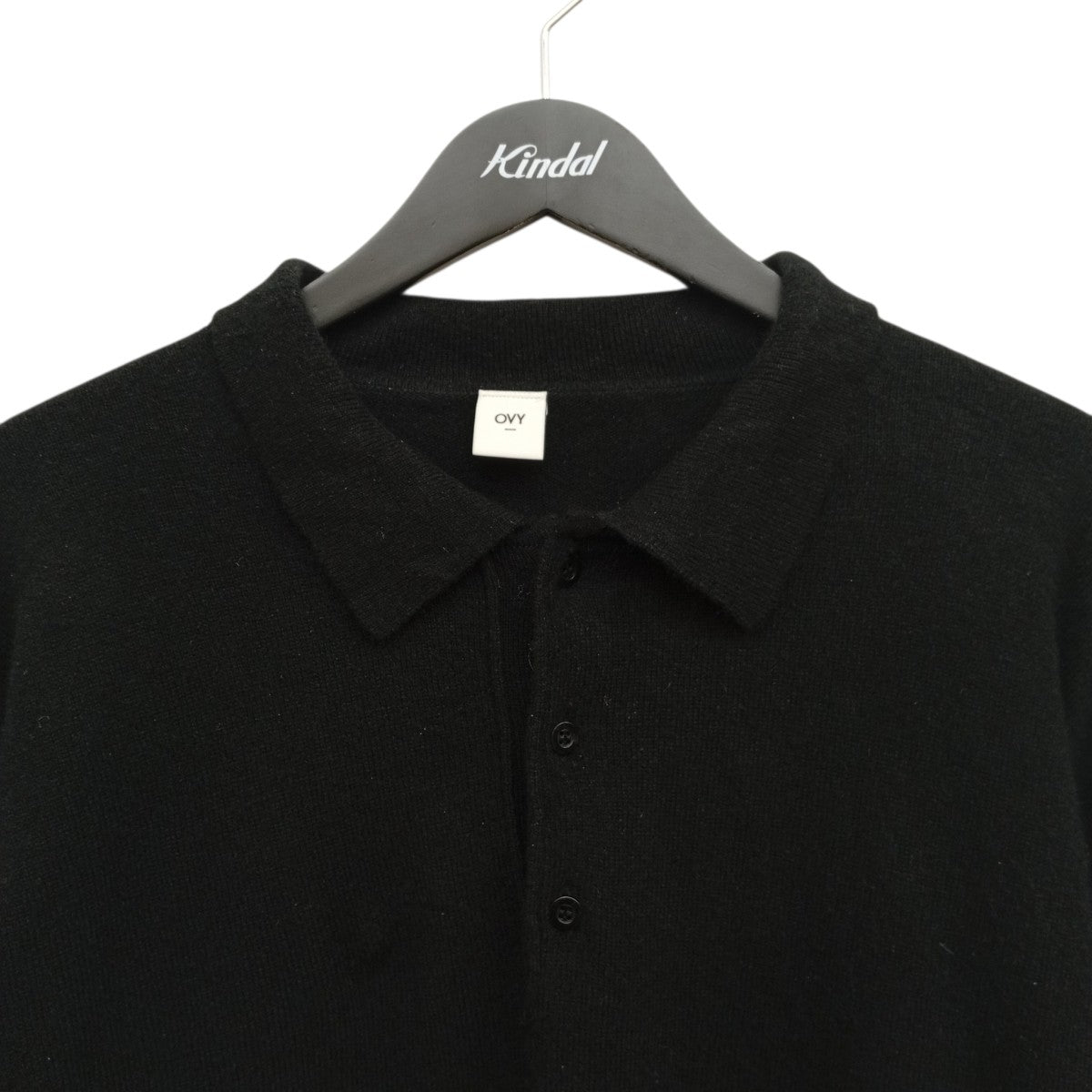 Wool Cashmere Warm Knit Poloニットポロシャツ072