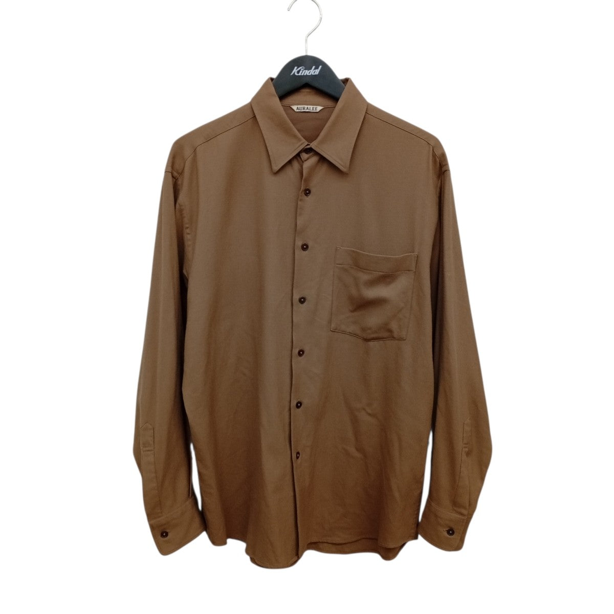 AURALEE SUPER LIGHT WOOL SHIRTSブラウスA21AS01OS 古着・中古-1枚目のアイテム画像