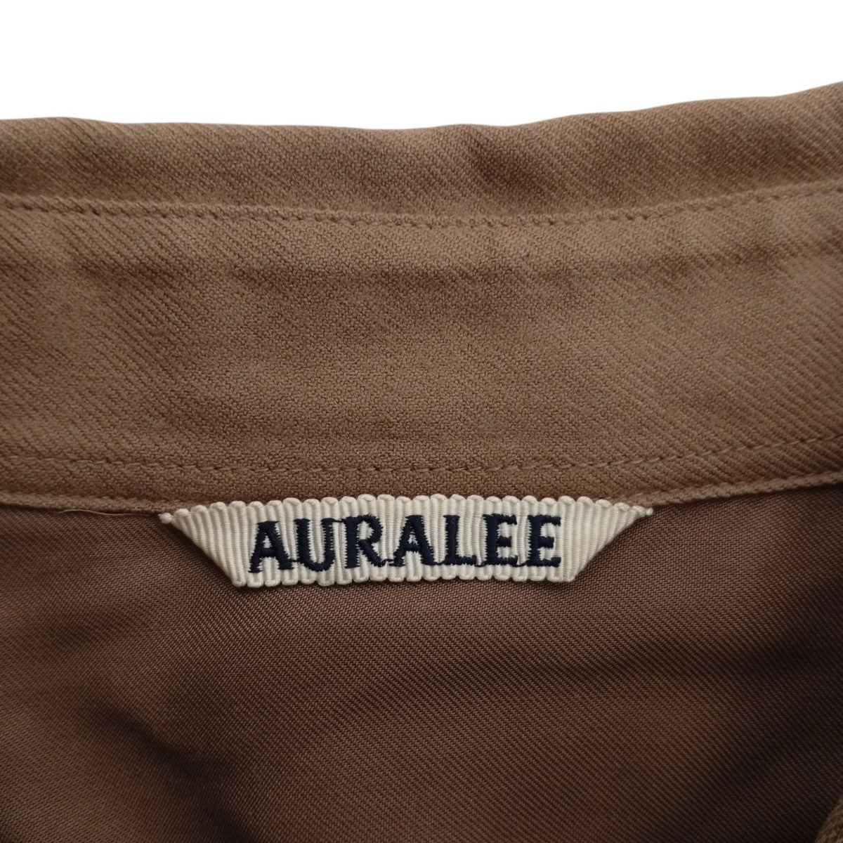 AURALEE SUPER LIGHT WOOL SHIRTSブラウスA21AS01OS 古着・中古-3枚目のアイテム画像