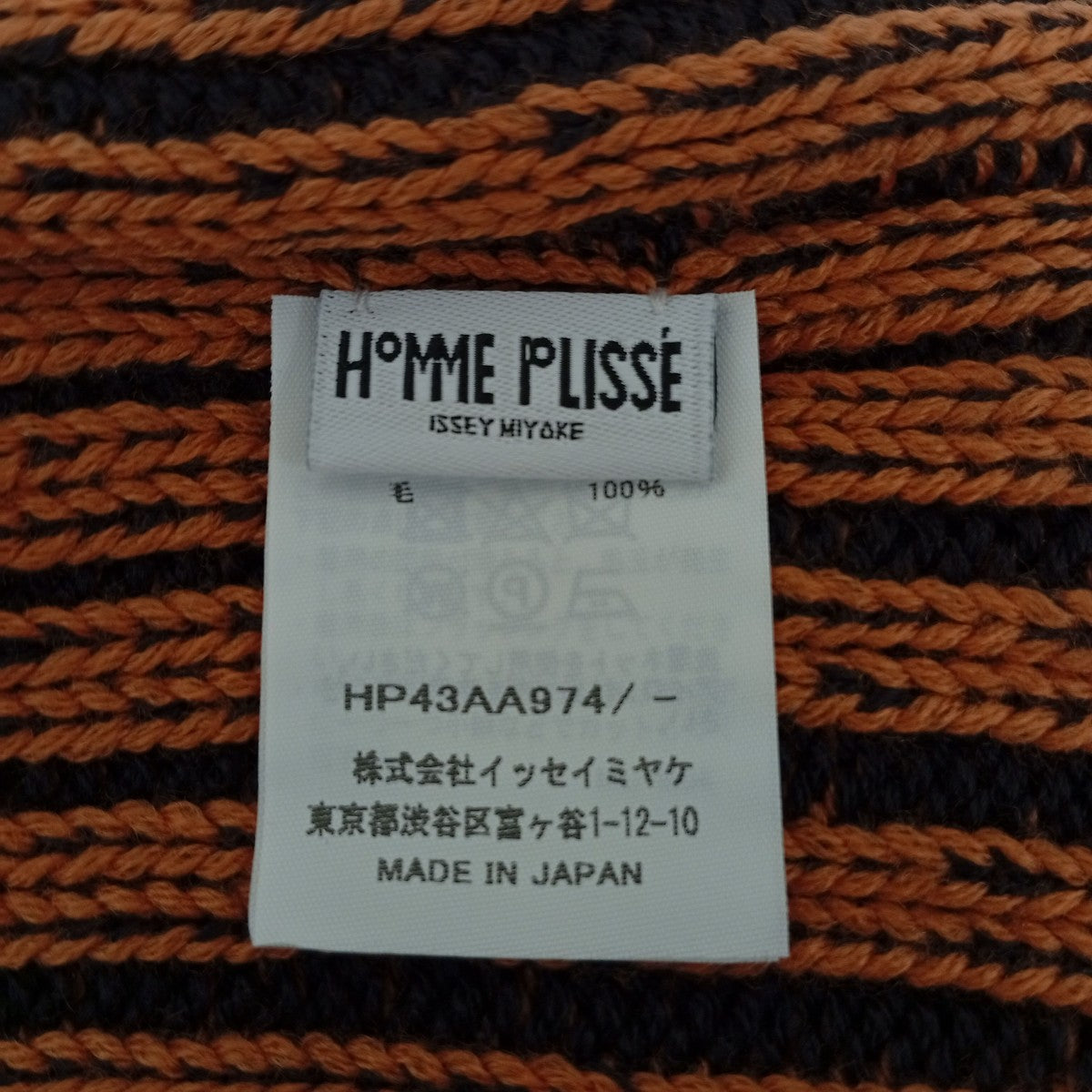 HOMME PLISSE ISSEY MIYAKE RB DRAWING BEANIEニットキャップHP43-AA974 古着・中古-5枚目のアイテム画像