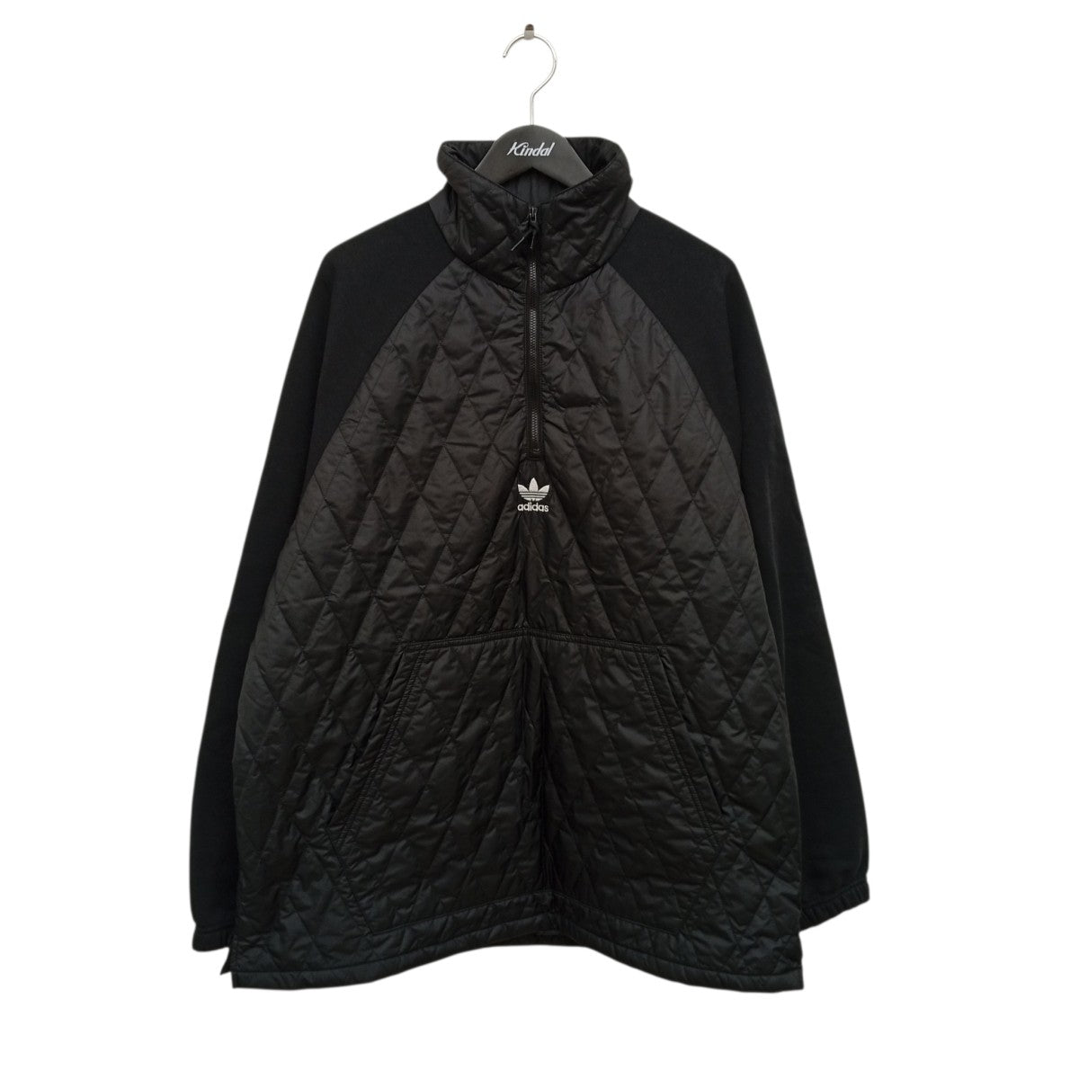 adidas originals Quilted Half ZipハーフジップスウェットH11437 古着・中古-1枚目のアイテム画像
