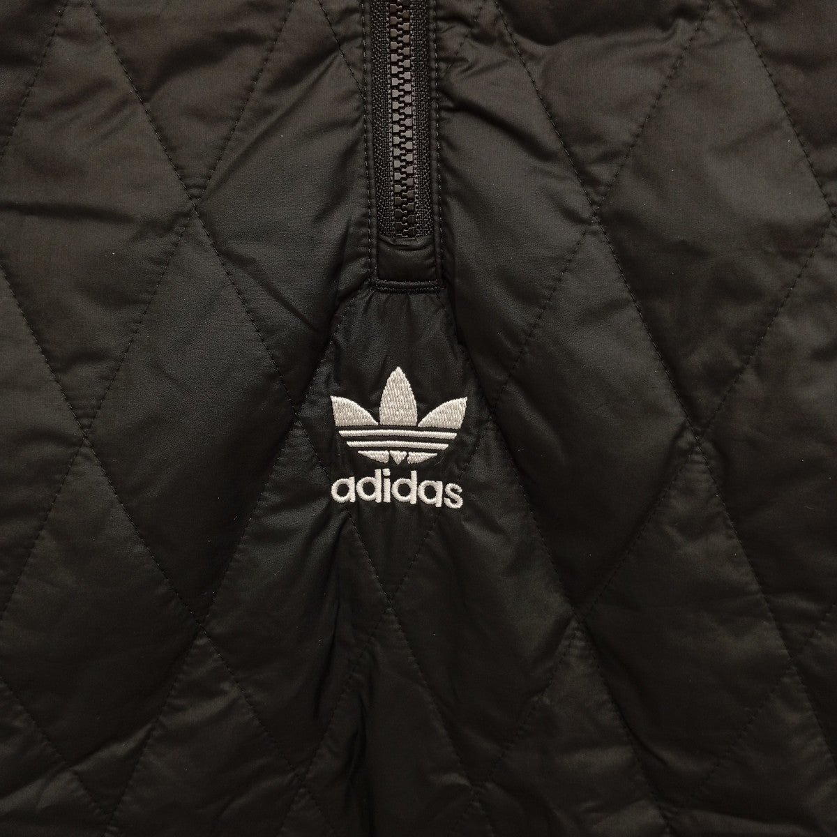 adidas originals Quilted Half ZipハーフジップスウェットH11437 古着・中古-6枚目のアイテム画像