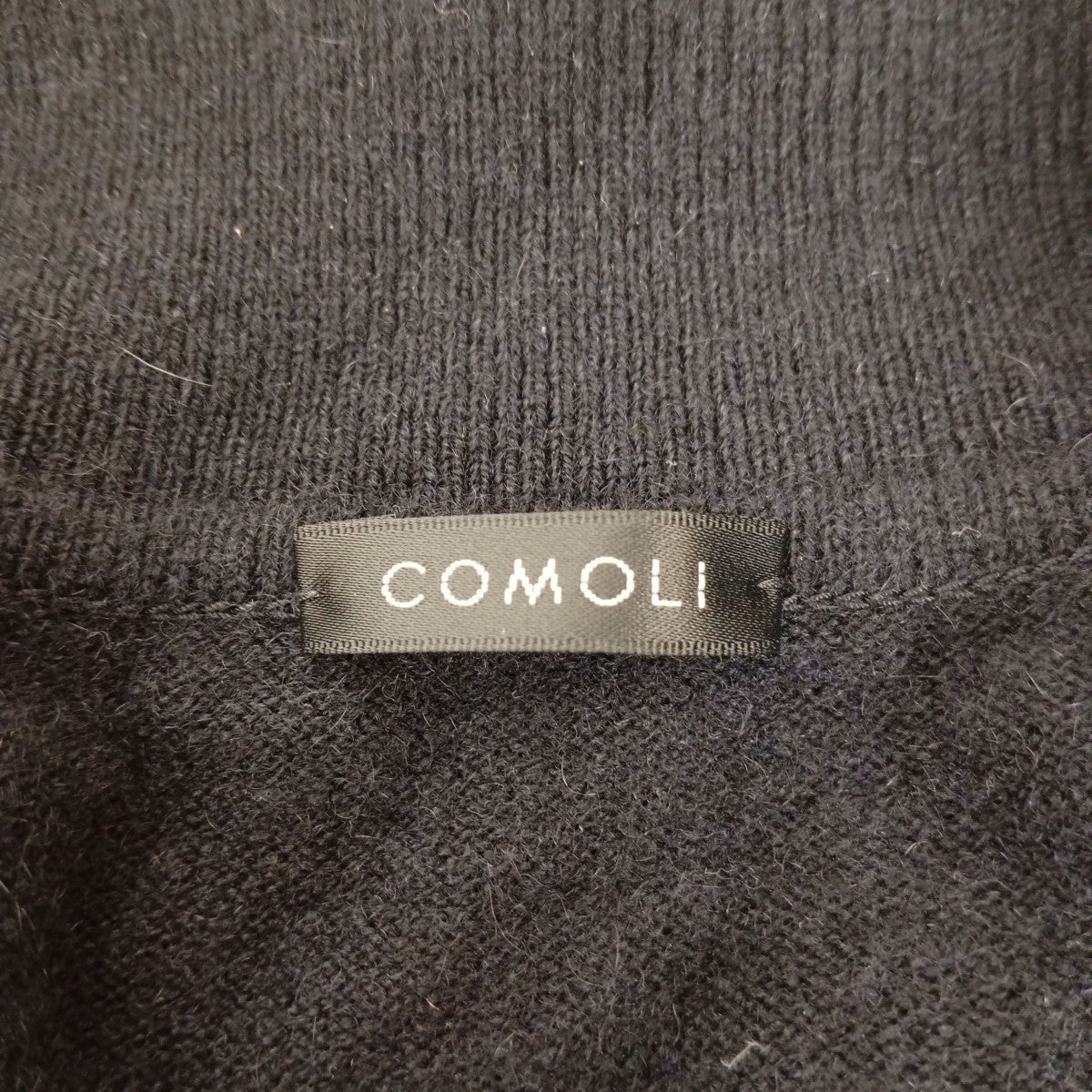 カシミヤ スキッパーニットスキッパーニットポロシャツA03-06011