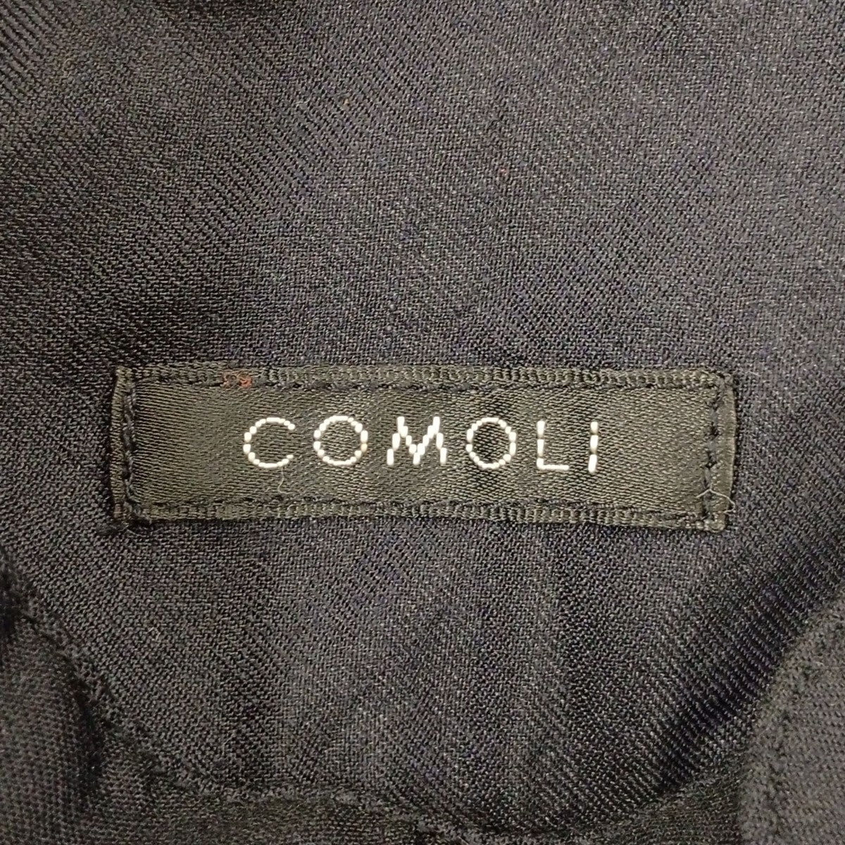 COMOLI プルオーバー ノーカラーシャツZ01-02009 古着・中古-3枚目のアイテム画像