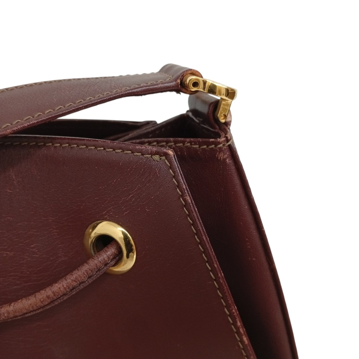 Cartier(カルティエ) マストライン巾着ショルダーバッグ ボルドー