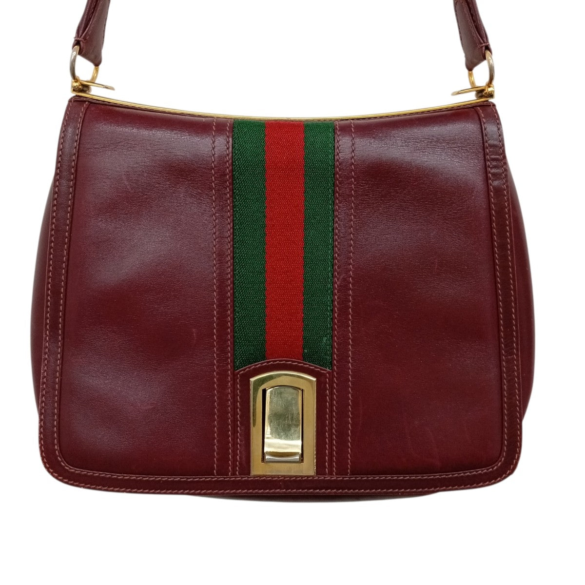 GUCCI シェリーライン オールドグッチワンショルダーバッグ 古着・中古-3枚目のアイテム画像