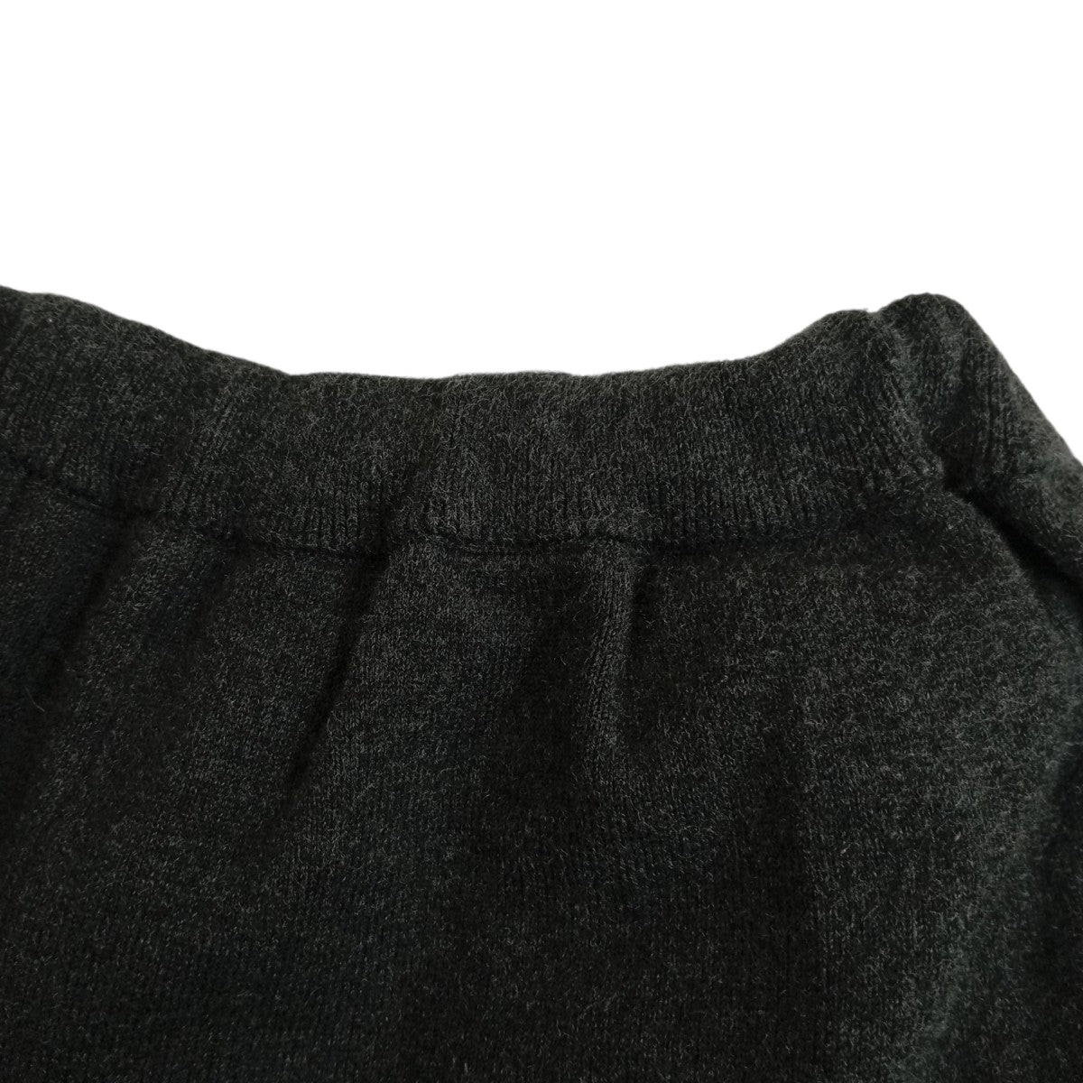 Cotton cashmere Straight pantsニットパンツwn22-12ss121-kw