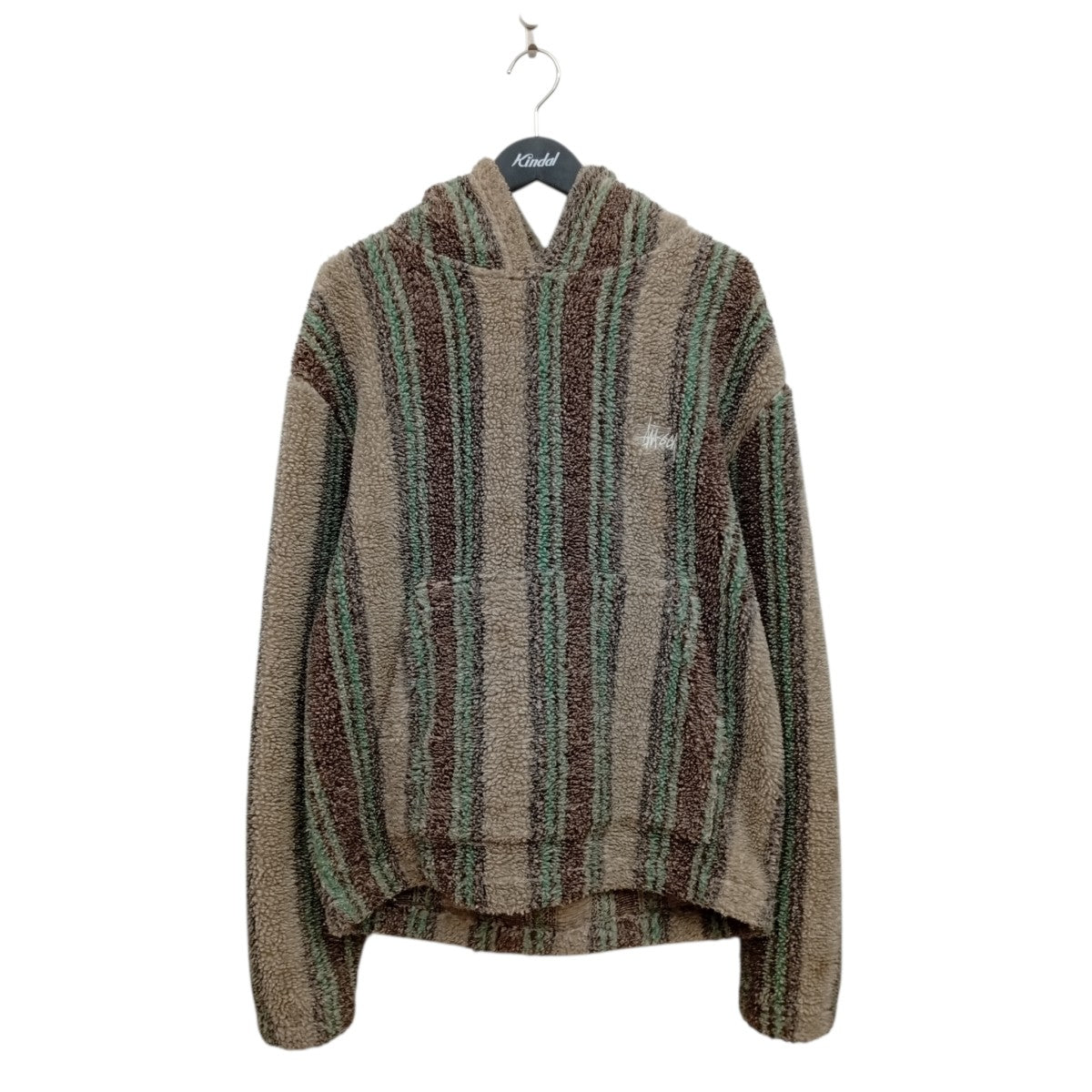 Stripe Sherpa Hoodieフリースパーカー118438