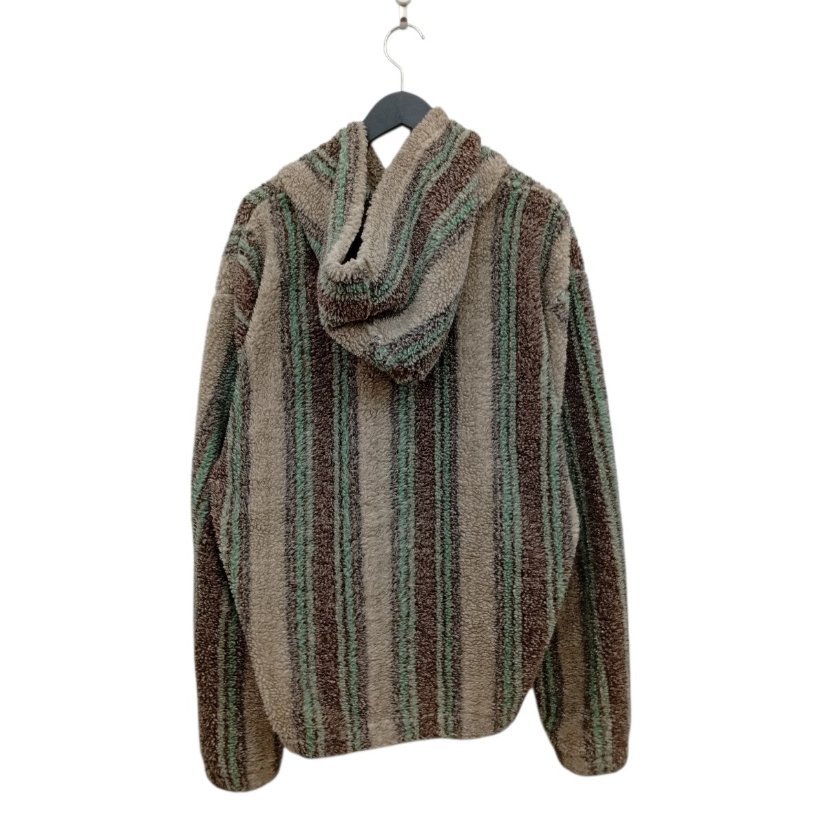 Stripe Sherpa Hoodieフリースパーカー118438