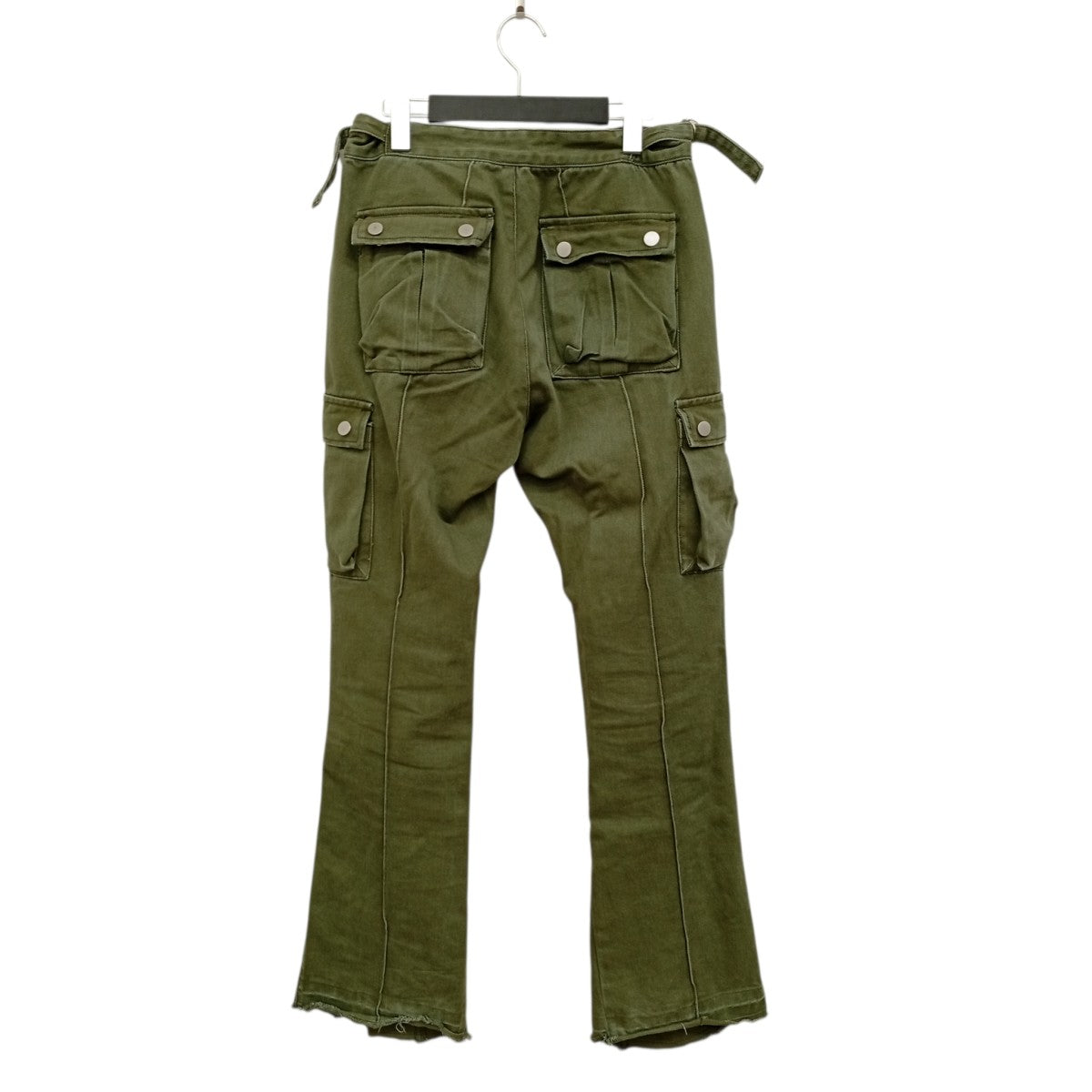 MNML Front zip flare cargo pantsカーゴパンツ 古着・中古-2枚目のアイテム画像