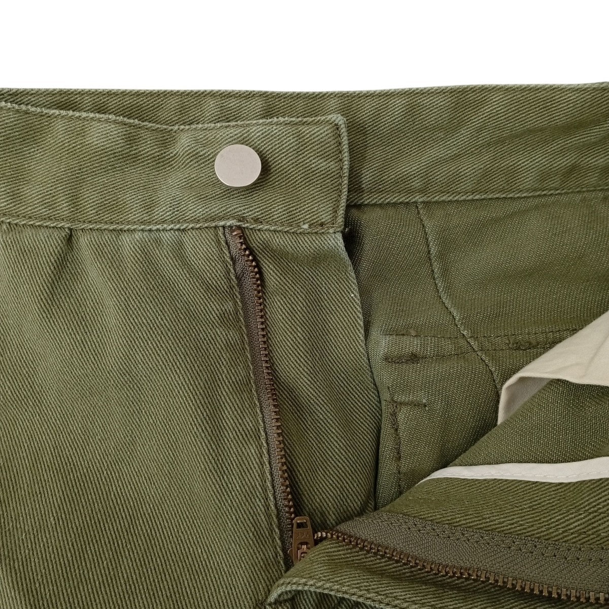 MNML Front zip flare cargo pantsカーゴパンツ 古着・中古-3枚目のアイテム画像