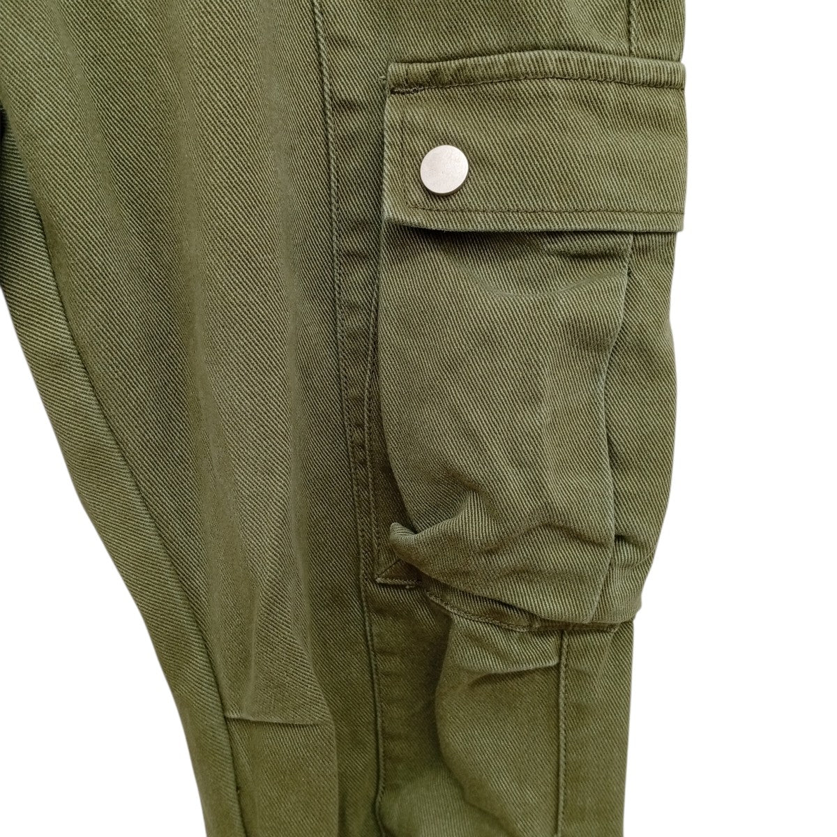 MNML Front zip flare cargo pantsカーゴパンツ 古着・中古-5枚目のアイテム画像