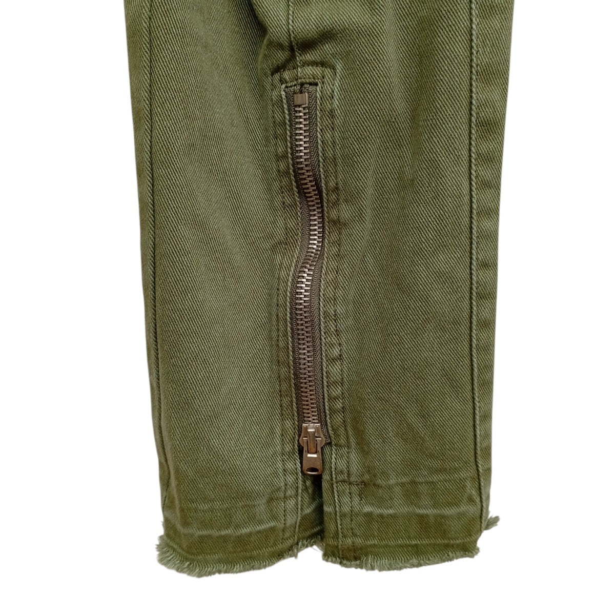 MNML Front zip flare cargo pantsカーゴパンツ 古着・中古-7枚目のアイテム画像