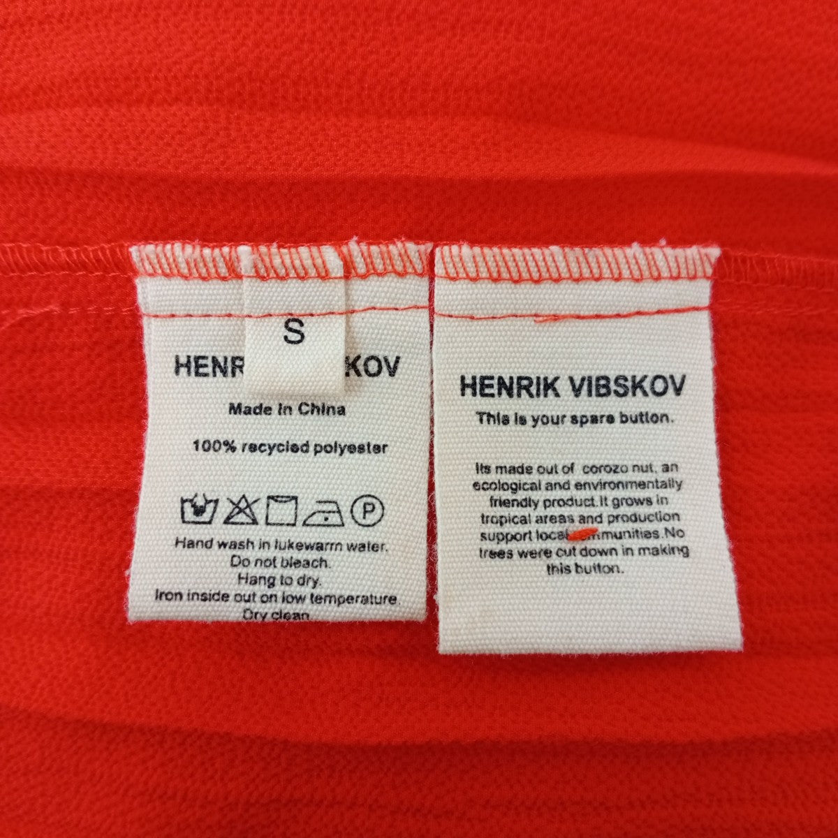Henrik Vibskov プリーツワンピース 古着・中古-4枚目のアイテム画像