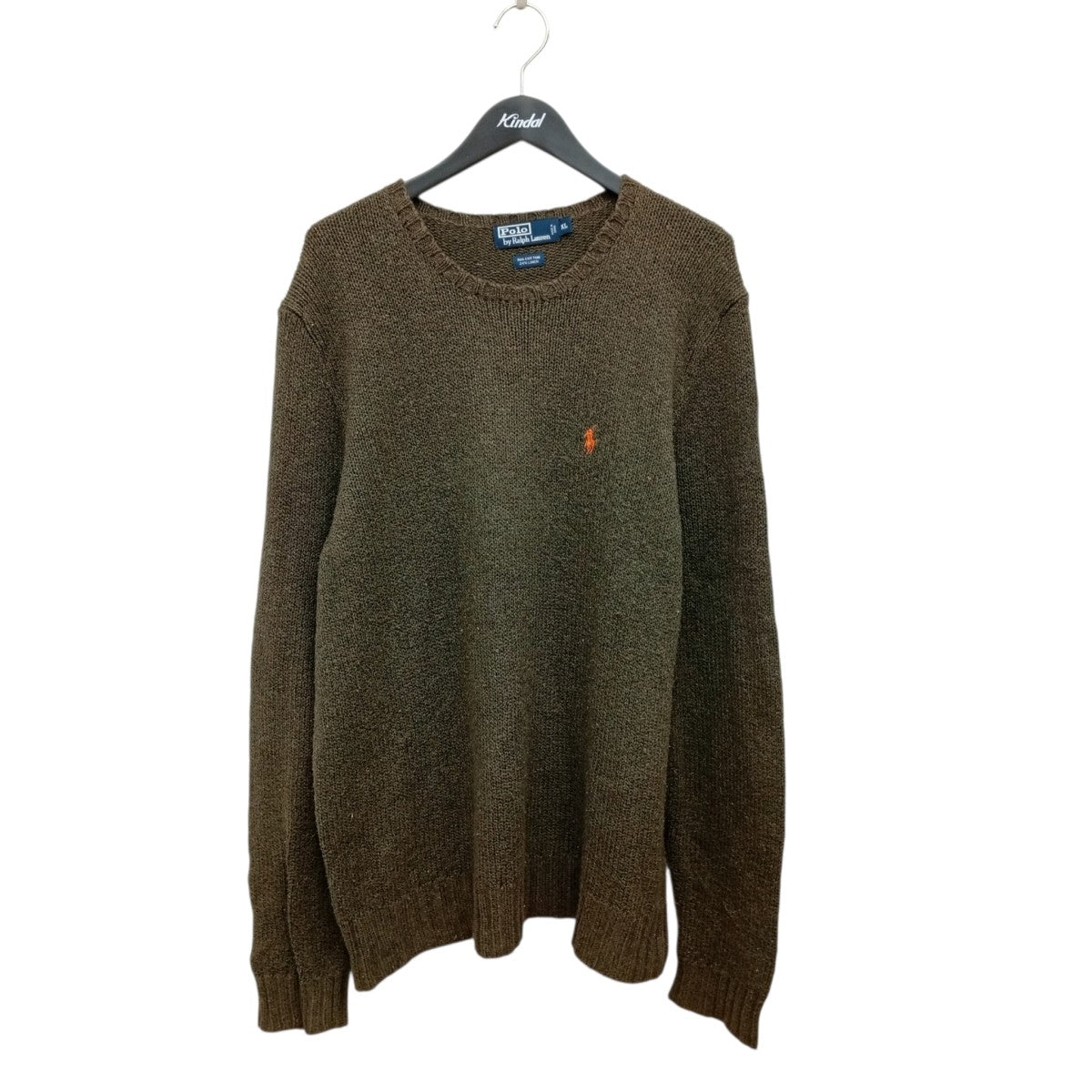 POLO RALPH LAUREN リネン混 ワンポイントセーター 古着・中古-1枚目のアイテム画像