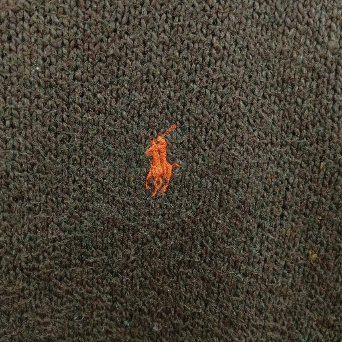 POLO RALPH LAUREN リネン混 ワンポイントセーター 古着・中古-4枚目のアイテム画像