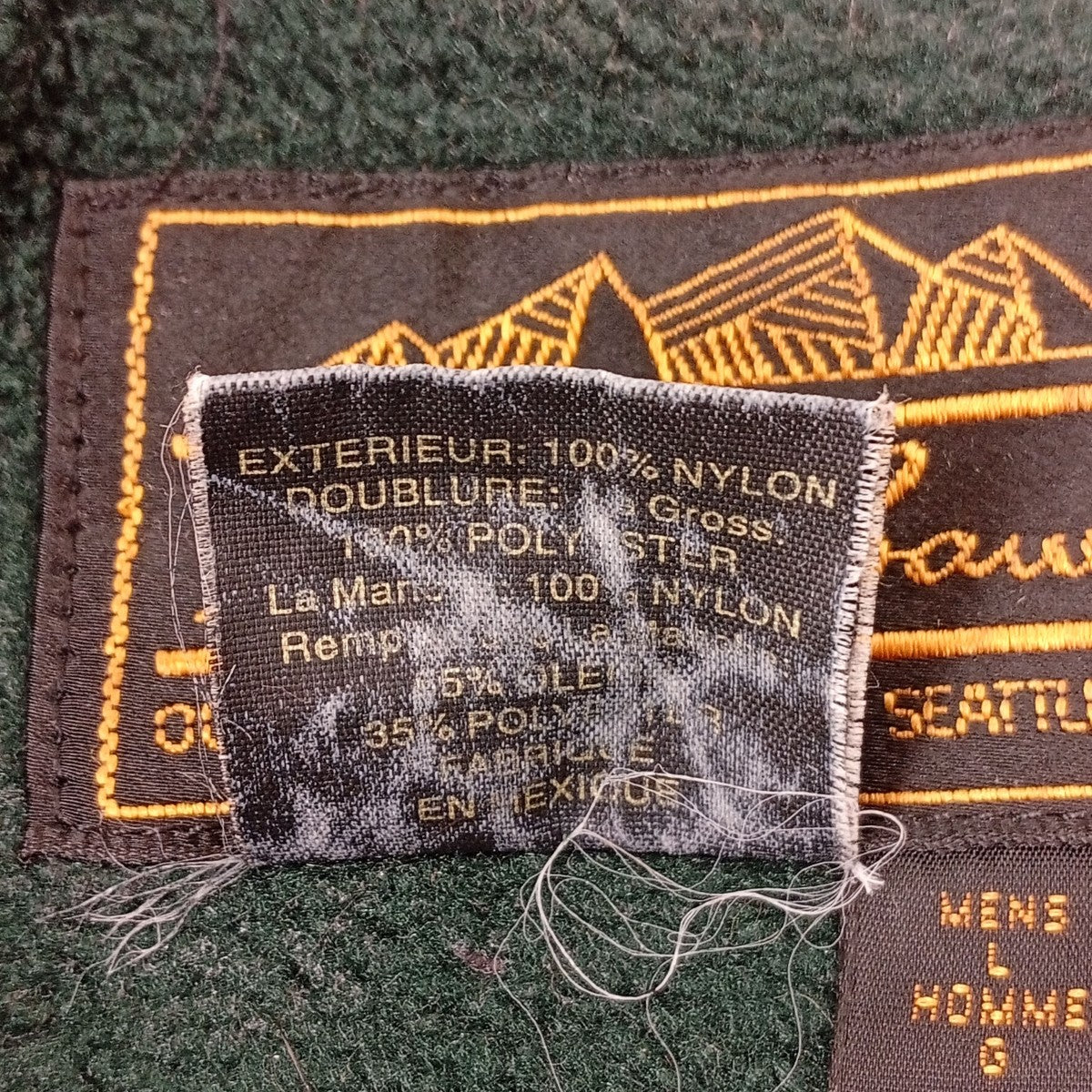 Eddie Bauer 90s 黒タグ 裏地フリースジャケット 古着・中古-10枚目のアイテム画像