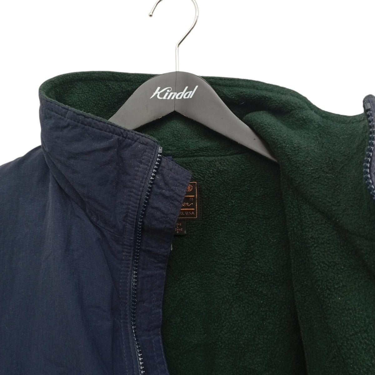 Eddie Bauer 90s 黒タグ 裏地フリースジャケット 古着・中古-8枚目のアイテム画像